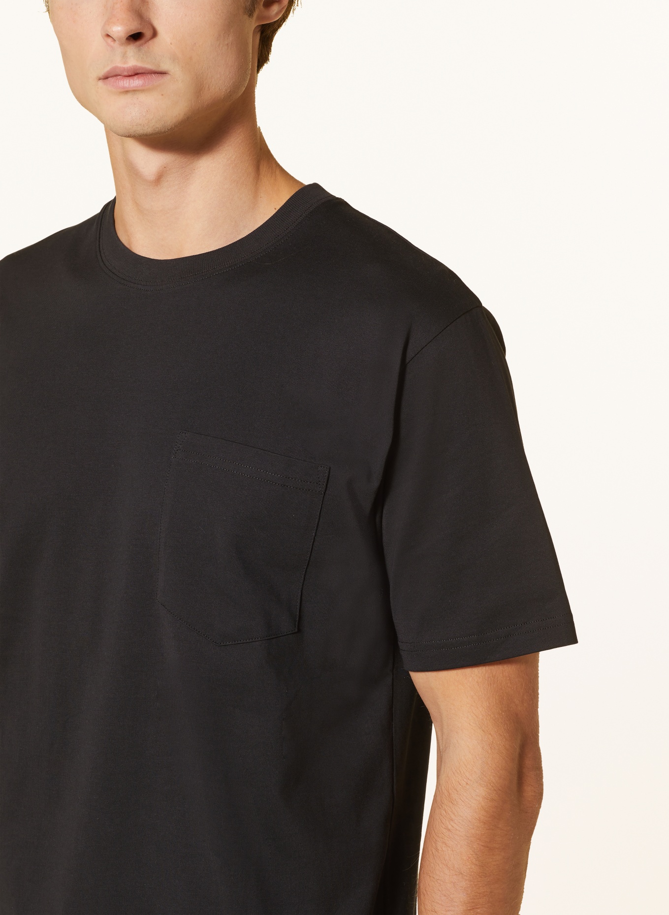NORSE PROJECTS T-shirt JOHANNES, Color: BLACK (Image 4)