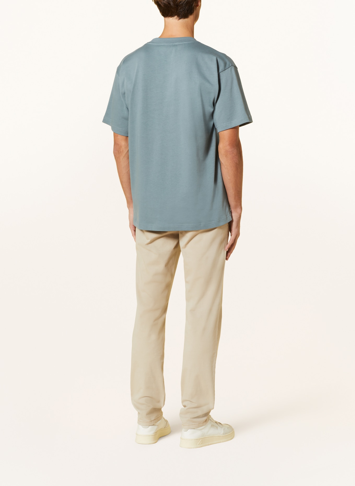 NORSE PROJECTS T-shirt SIMON, Color: LIGHT BLUE (Image 3)