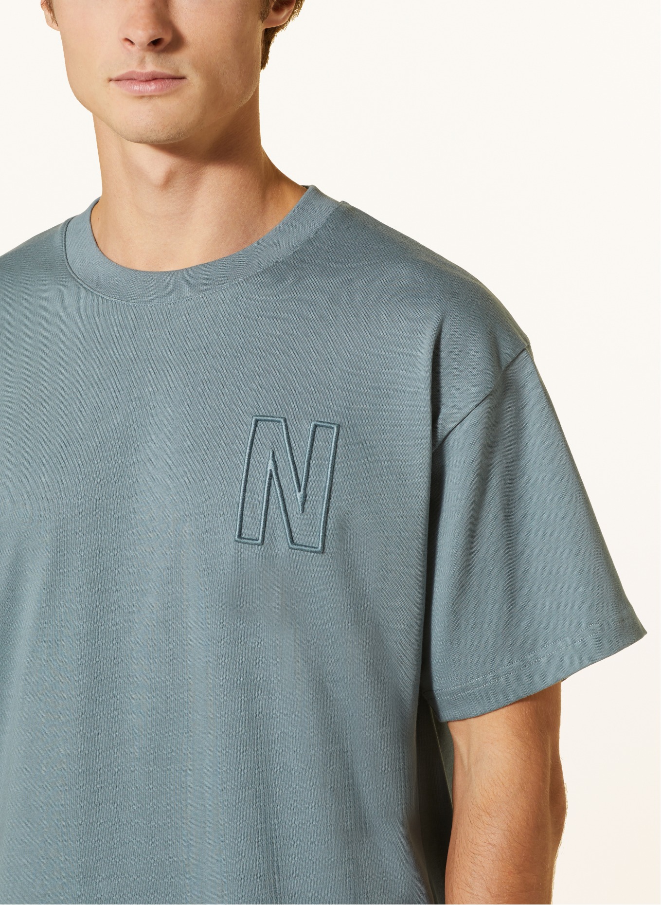 NORSE PROJECTS T-Shirt SIMON, Farbe: HELLBLAU (Bild 4)