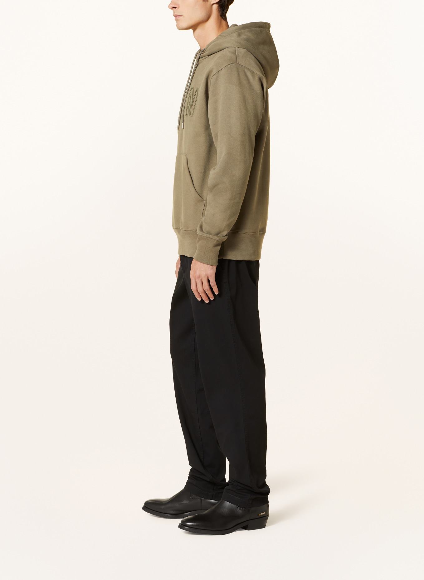 NORSE PROJECTS Hoodie ARNE, Color: KHAKI (Image 4)