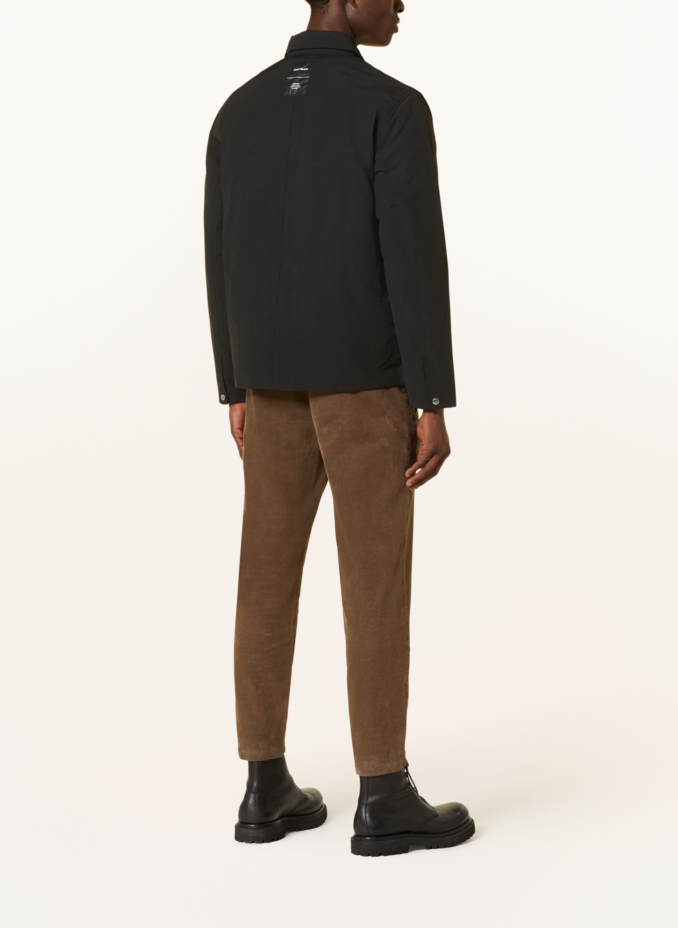 NORSE PROJECTS Overshirt PELLE, Color: BLACK (Image 3)