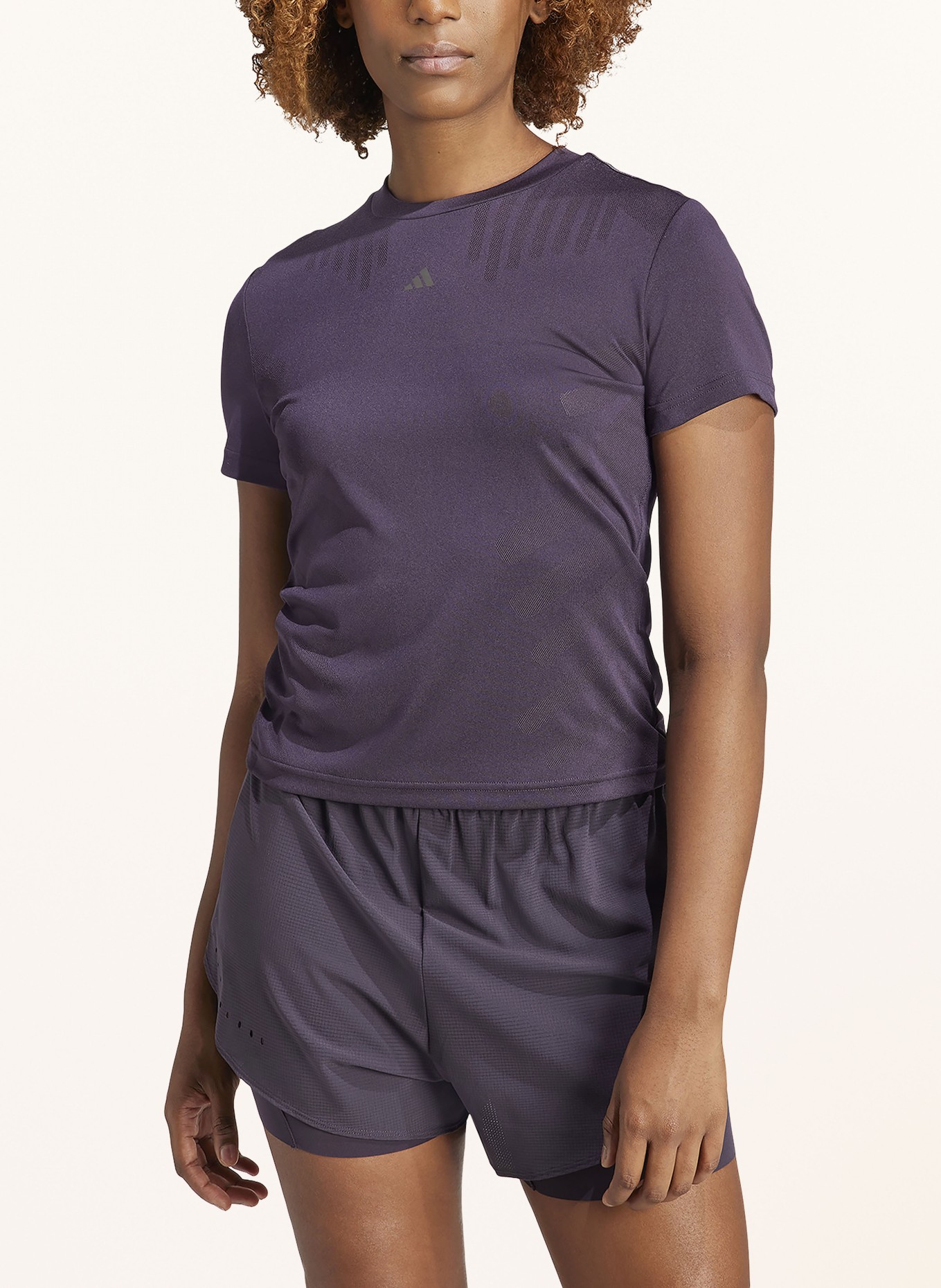 adidas T-Shirt HIIT, Farbe: DUNKELLILA (Bild 2)