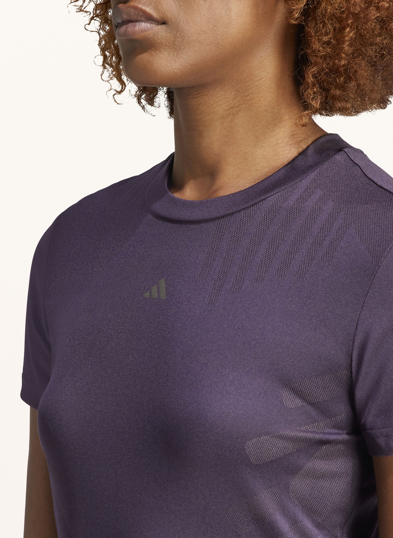 adidas T-Shirt HIIT, Farbe: DUNKELLILA (Bild 4)