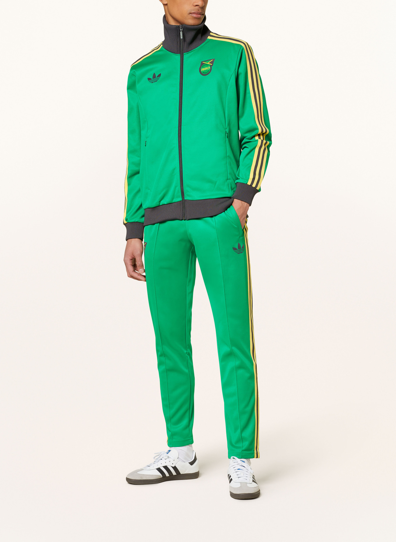 adidas Originals Track pants, Color: GREEN/ YELLOW/ BLACK (Image 2)