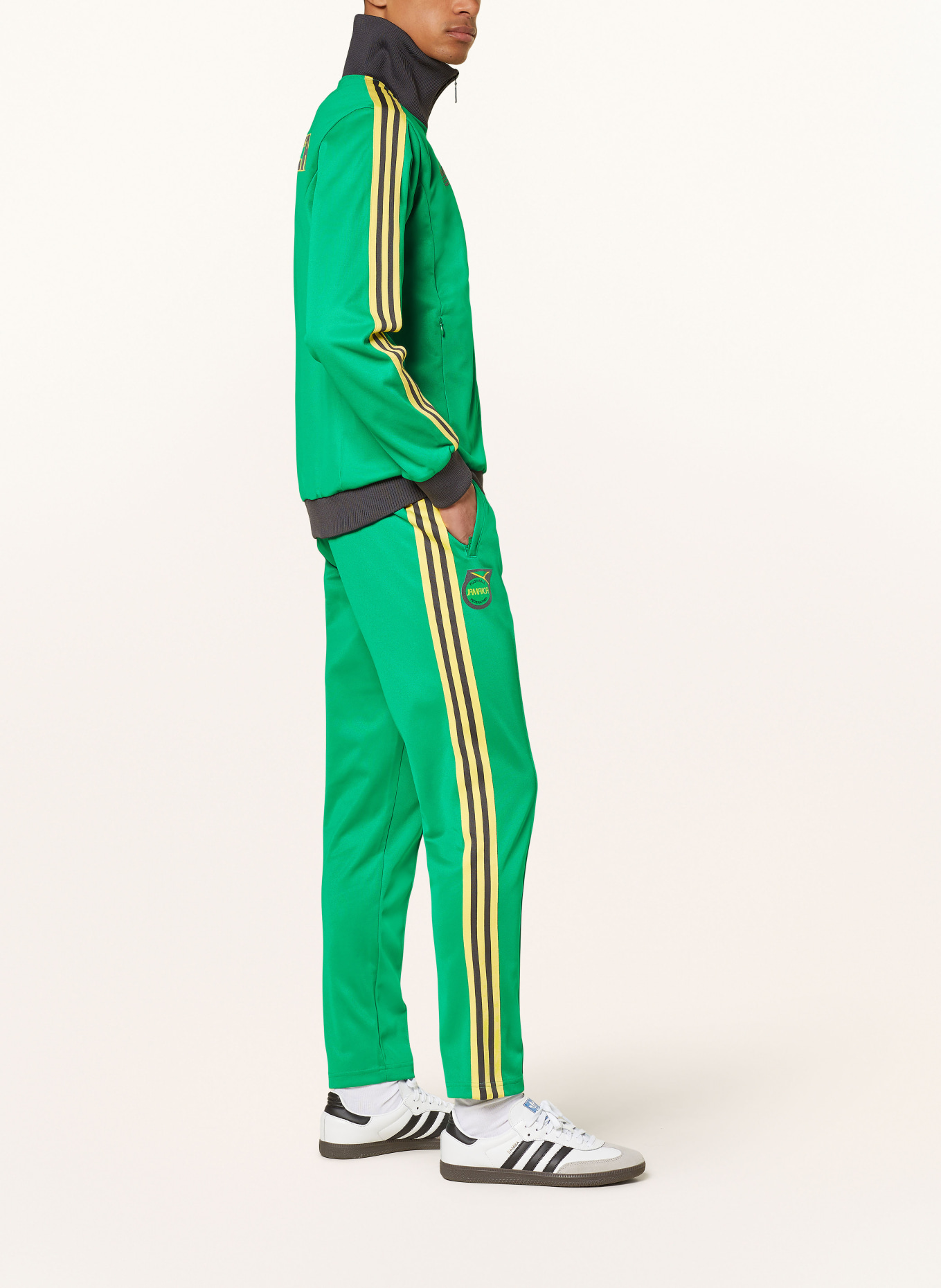 adidas Originals Track pants, Color: GREEN/ YELLOW/ BLACK (Image 4)
