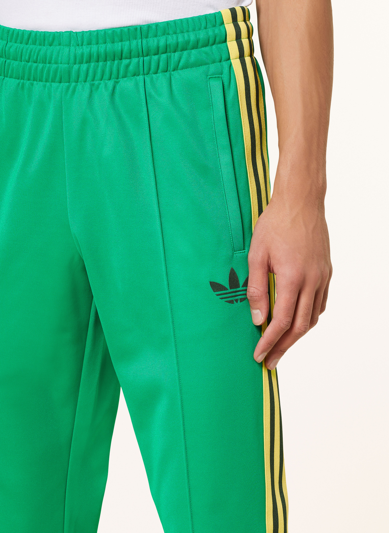 adidas Originals Track pants, Color: GREEN/ YELLOW/ BLACK (Image 5)