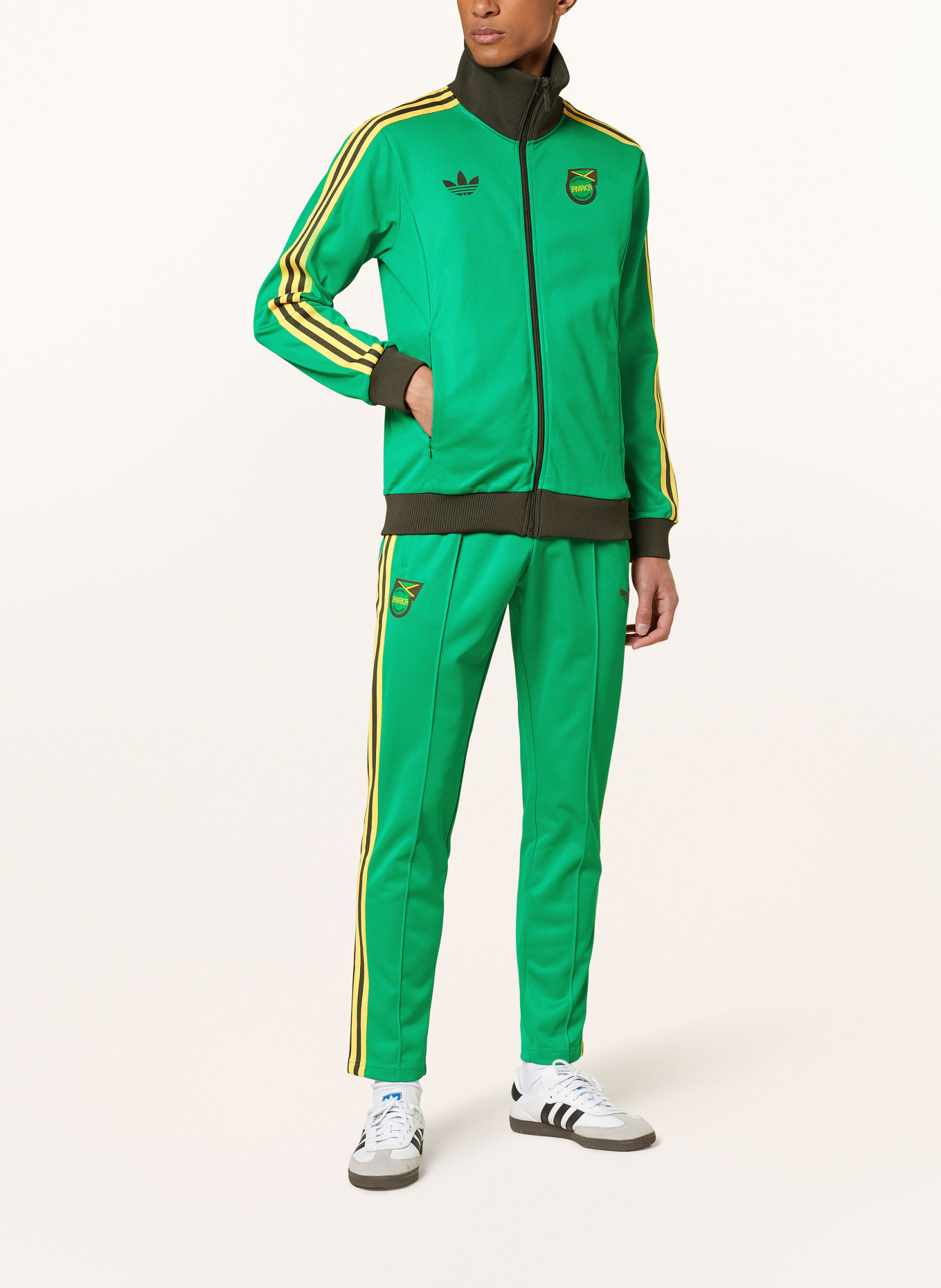 adidas Originals Training jacket, Color: GREEN/ YELLOW/ BLACK (Image 2)