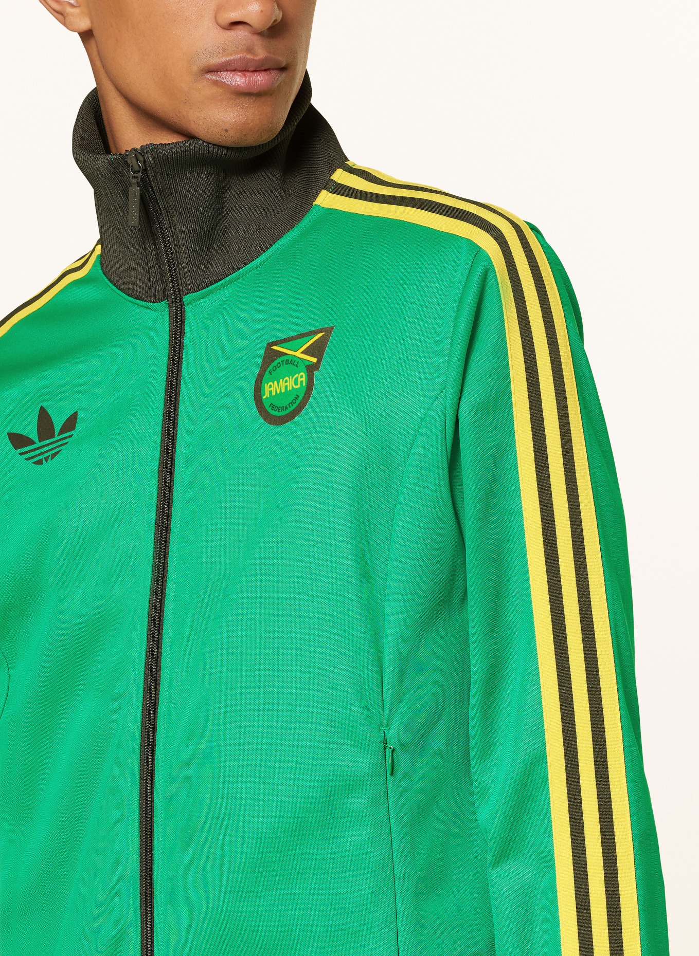 adidas Originals Training jacket, Color: GREEN/ YELLOW/ BLACK (Image 4)