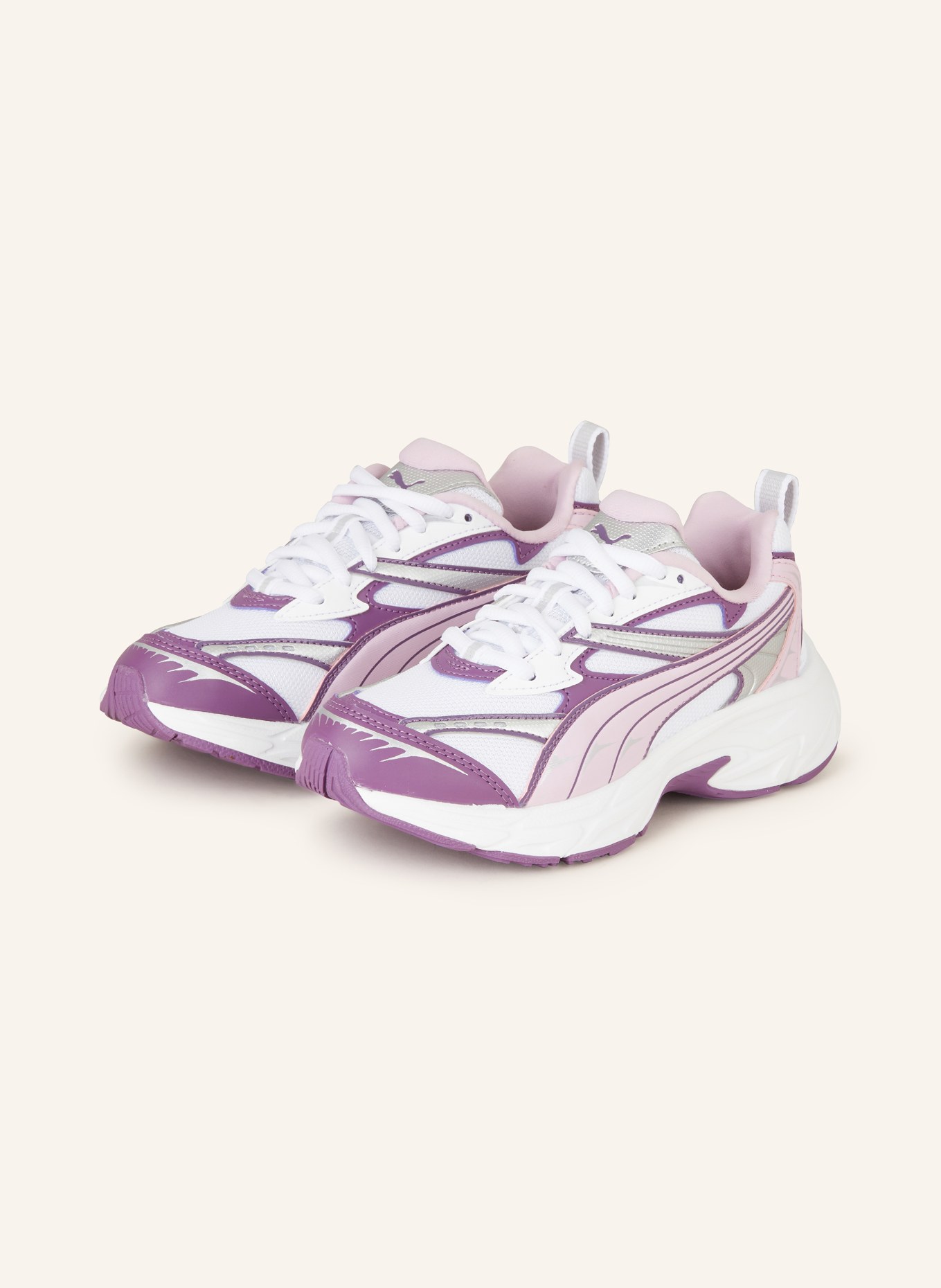 PUMA Sneaker MORPHIC TECHI JR, Farbe: LILA/ WEISS/ DUNKELLILA (Bild 1)