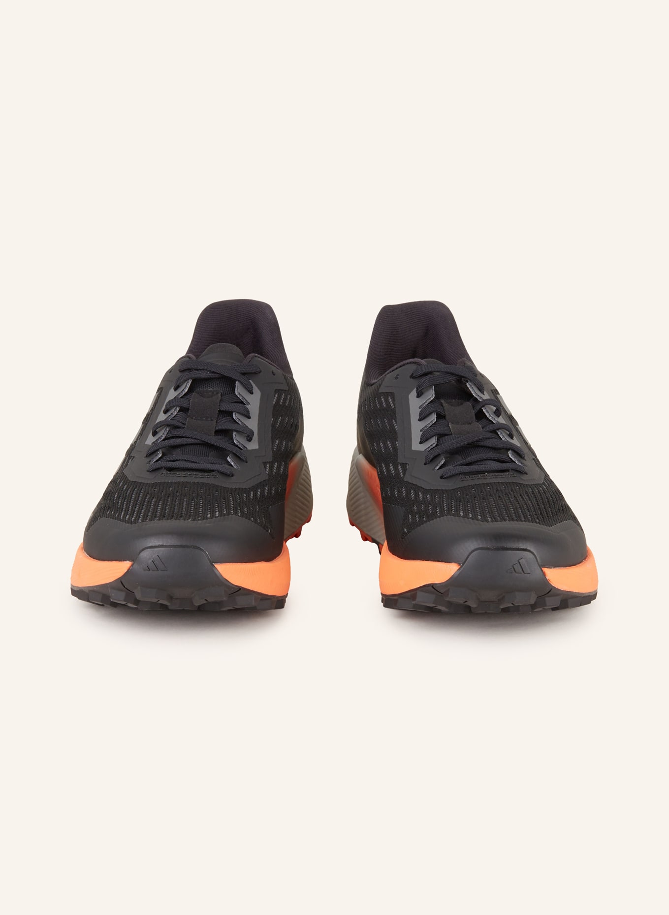 adidas TERREX Trailrunning-Schuhe TERREX AGRAVIC FLOW 2, Farbe: SCHWARZ/ GRAU/ ORANGE (Bild 3)
