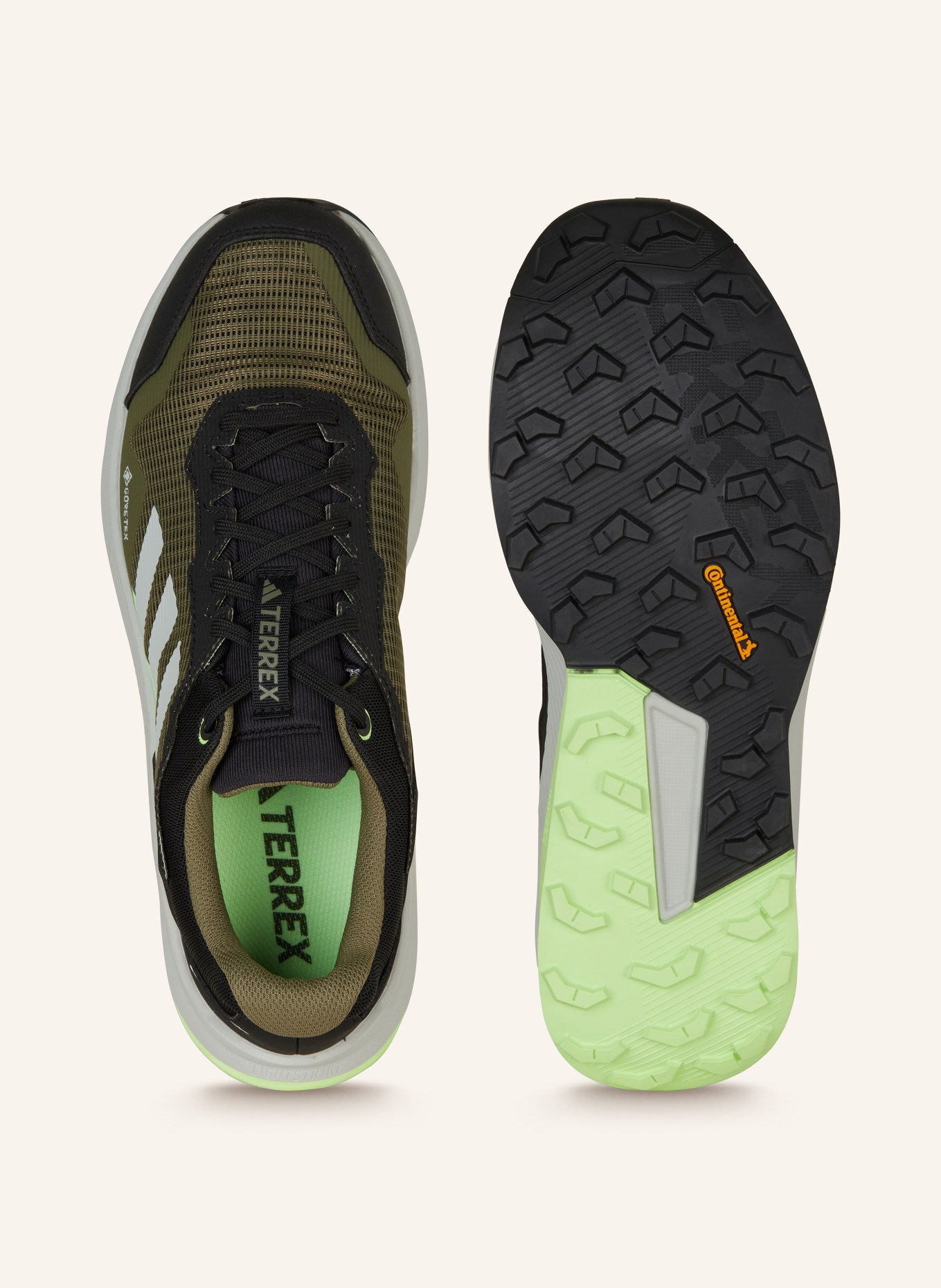 adidas TERREX Trailrunning-Schuhe TERREX TRAIL RIDER GTX, Farbe: OLIV/ SCHWARZ (Bild 5)