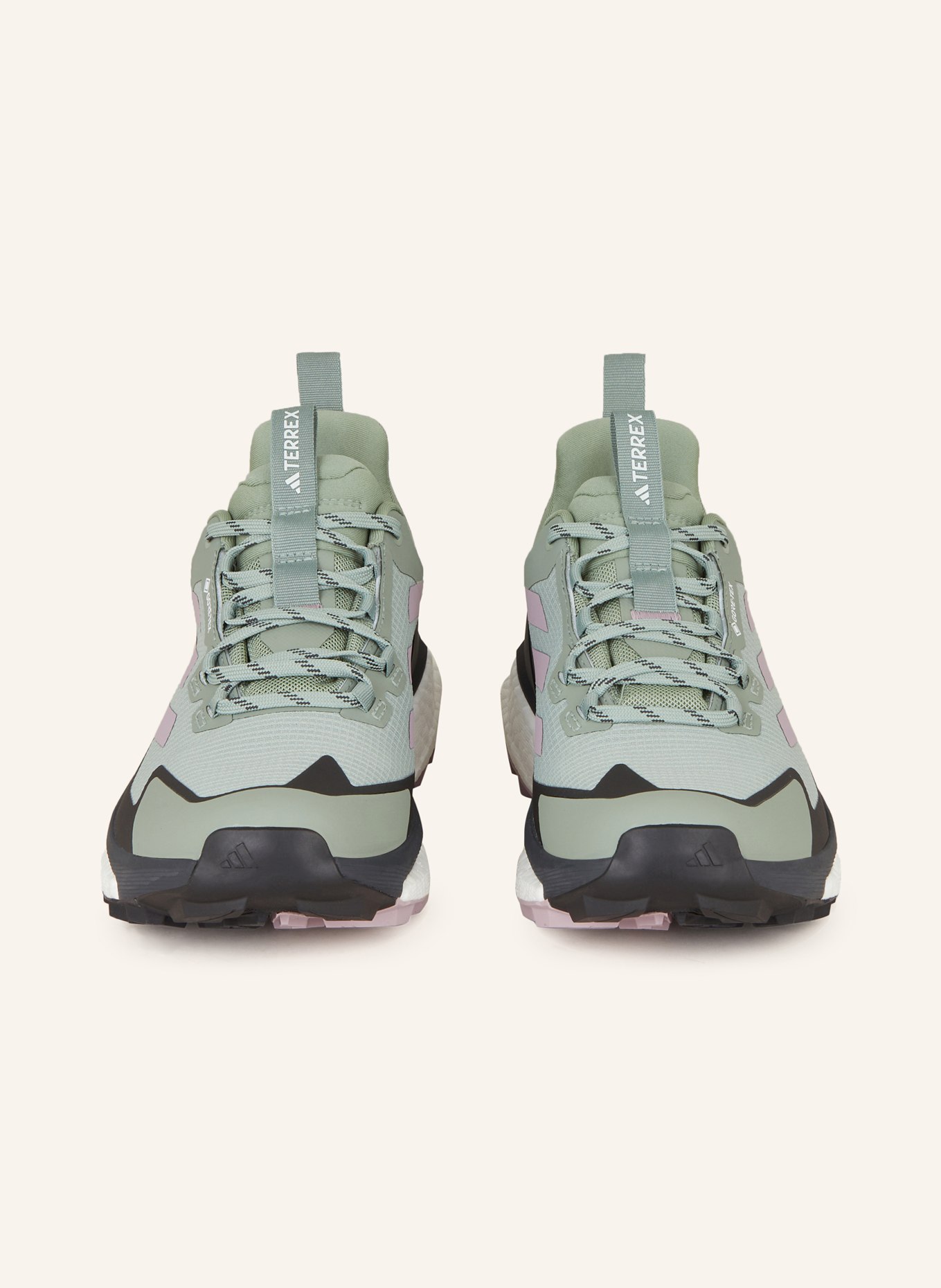 adidas TERREX Trekking shoes TERREX FREE HIKER 2.0 LOW GORE-TEX, Color: LIGHT GREEN/ ROSE (Image 3)