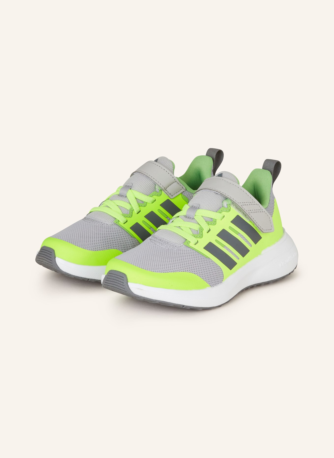 adidas Běžecké boty FORTARUN 2.0, Barva: NEONOVĚ ZELENÁ/ ŠEDÁ (Obrázek 1)