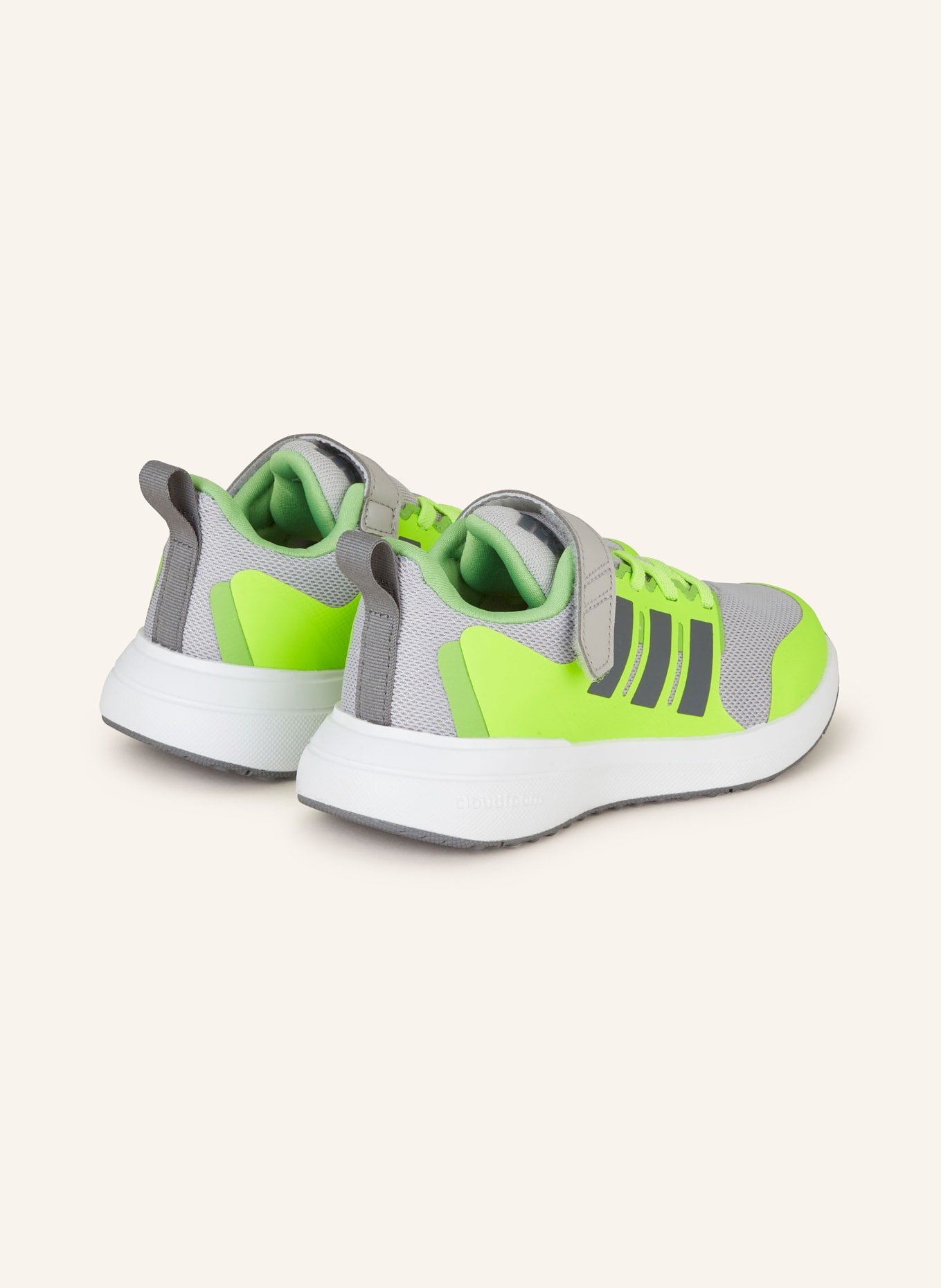 adidas Běžecké boty FORTARUN 2.0, Barva: NEONOVĚ ZELENÁ/ ŠEDÁ (Obrázek 2)