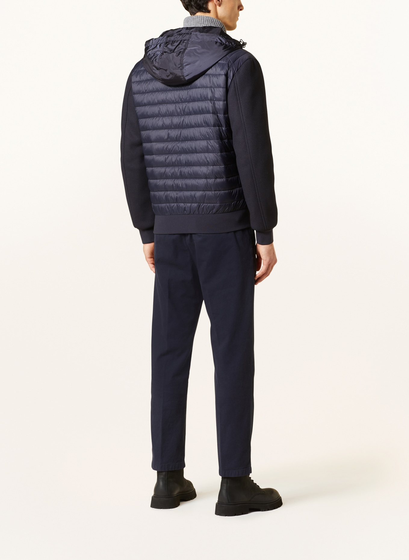 JOOP! JEANS Quilted jacket LOWIS in a material mix, Color: DARK BLUE (Image 3)