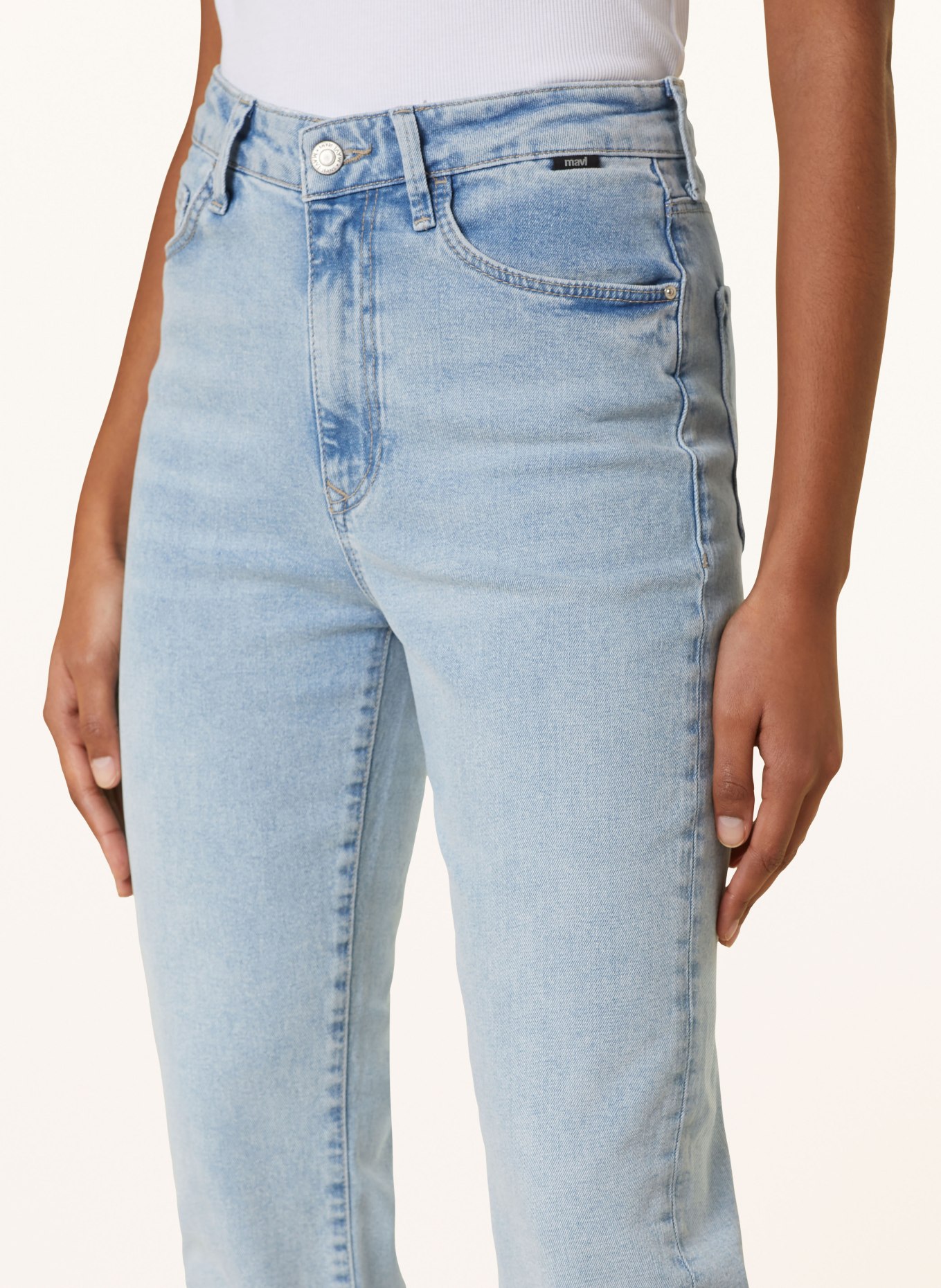 mavi Boyfriend Jeans STAR, Farbe: 85702 bleach 90s (Bild 5)