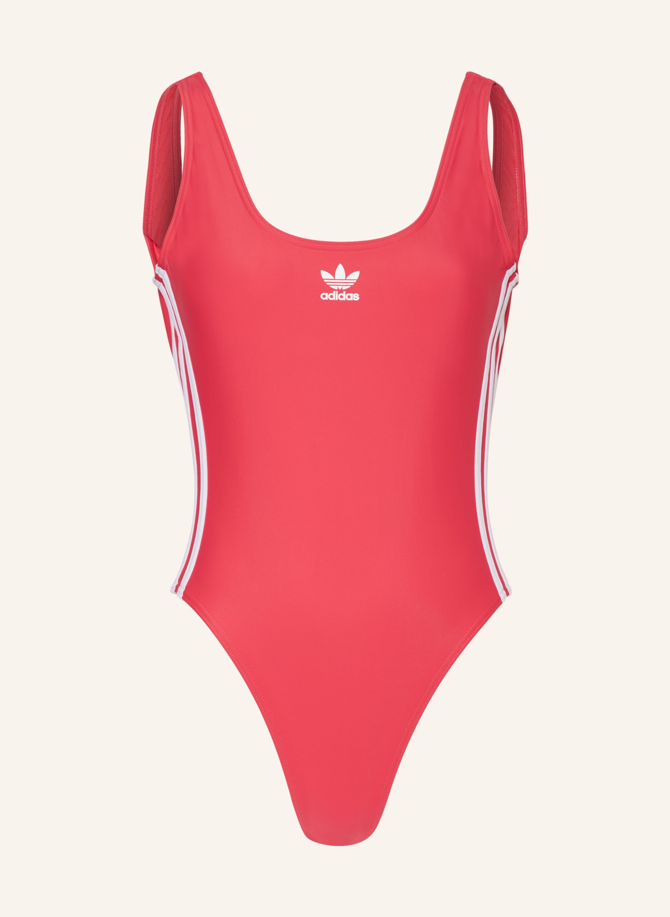 adidas Originals Swimsuit ADICOLOR 3-STRIPES, Color: PINK/ WHITE (Image 1)