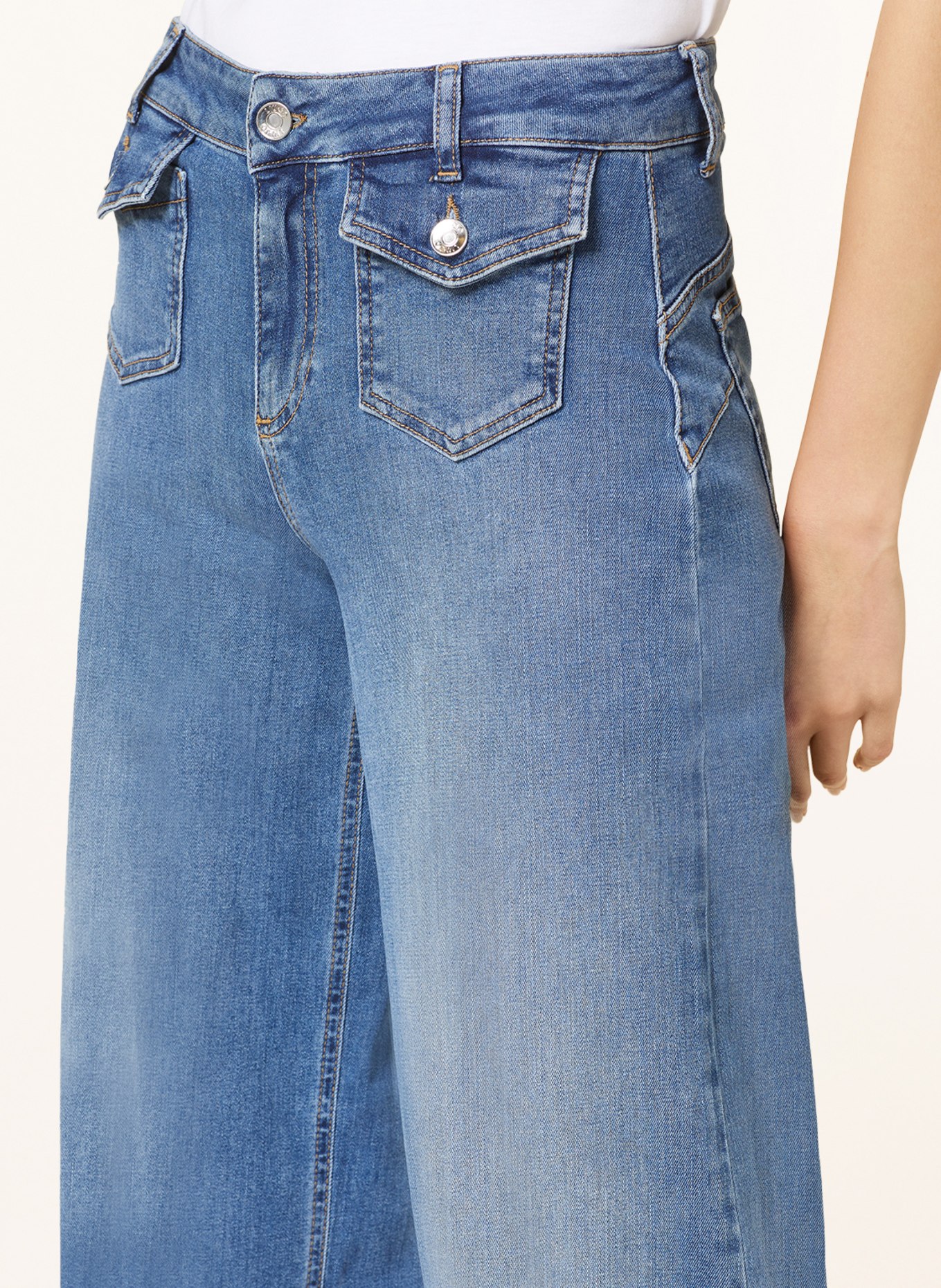 LIU JO Straight Jeans, Farbe: 77870 Denim Blue capt wash (Bild 5)