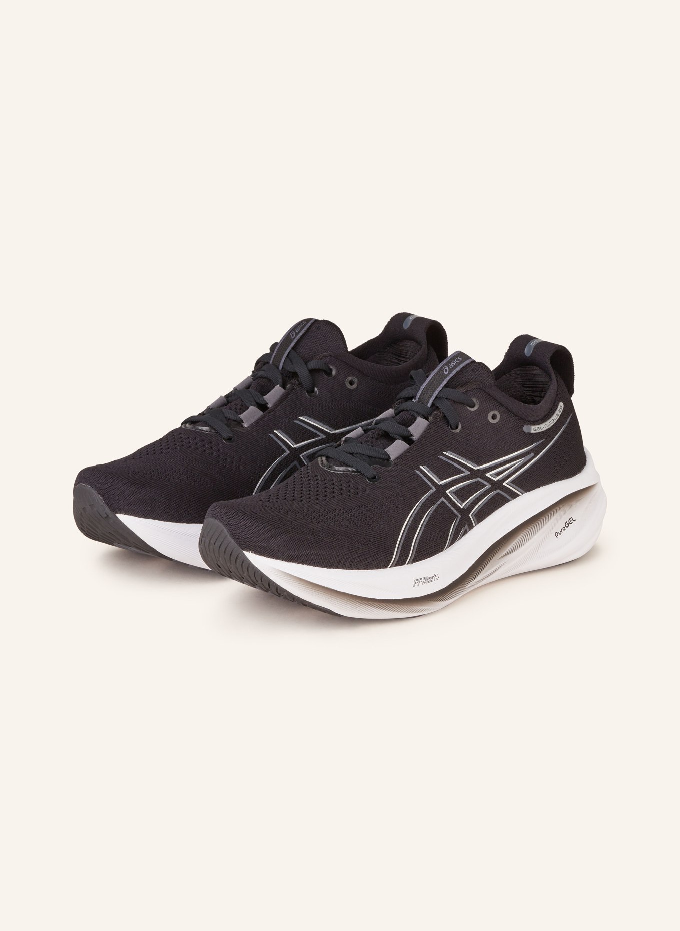 ASICS Running shoes GEL-NIMBUS™ 26, Color: BLACK/ WHITE (Image 1)