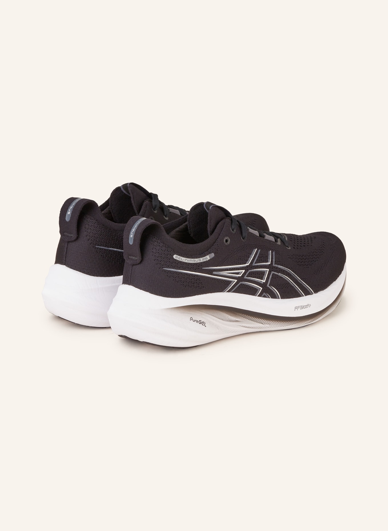 ASICS Running shoes GEL-NIMBUS™ 26, Color: BLACK/ WHITE (Image 2)