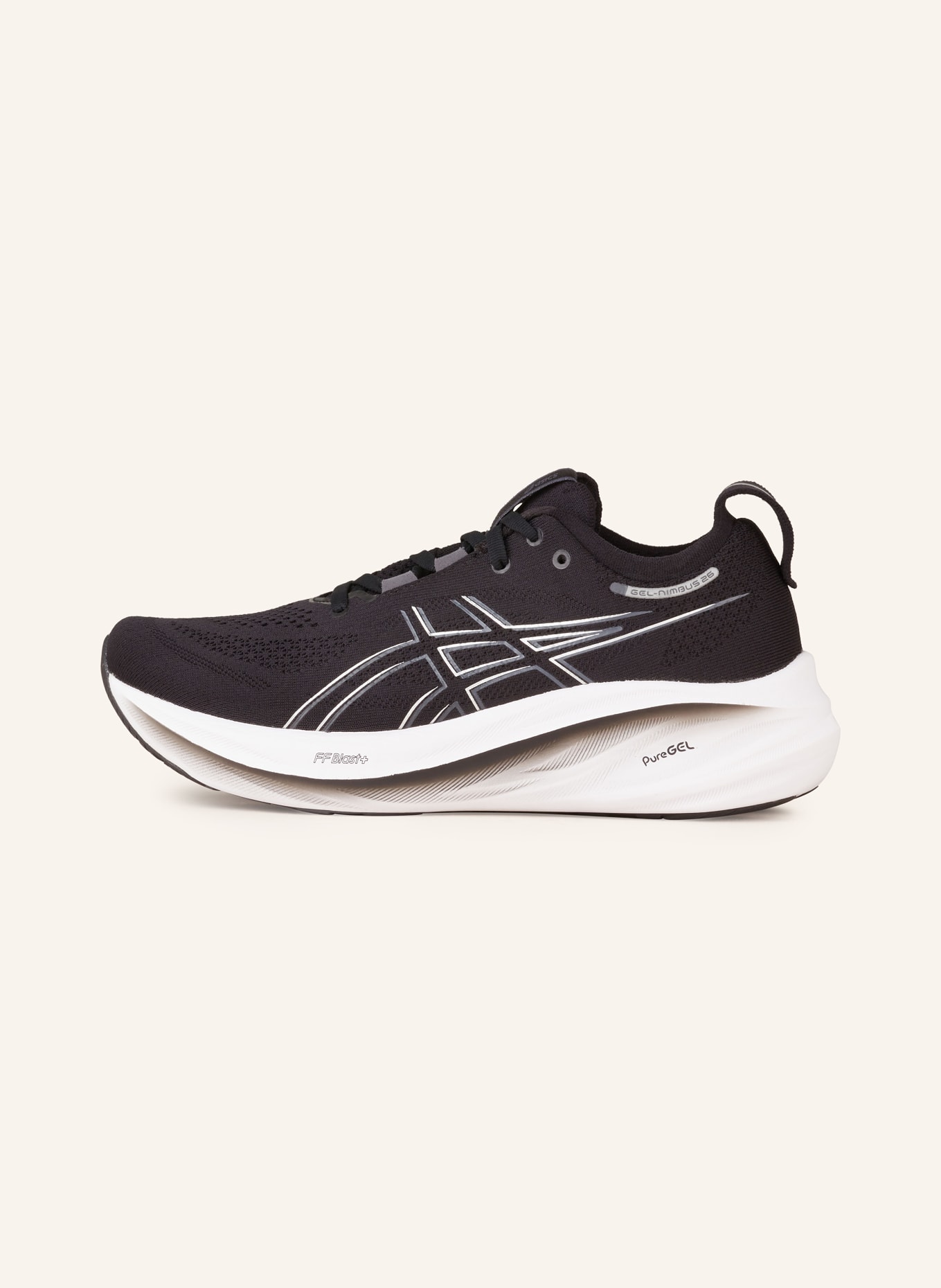 ASICS Running shoes GEL-NIMBUS™ 26, Color: BLACK/ WHITE (Image 4)