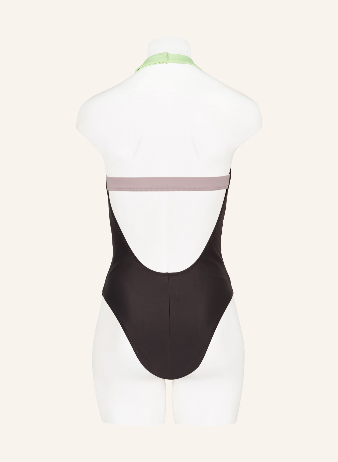 adidas Halter neck swimsuit SPORTSWEAR COLORBLOCK, Color: DARK PURPLE/ LIGHT PURPLE (Image 3)