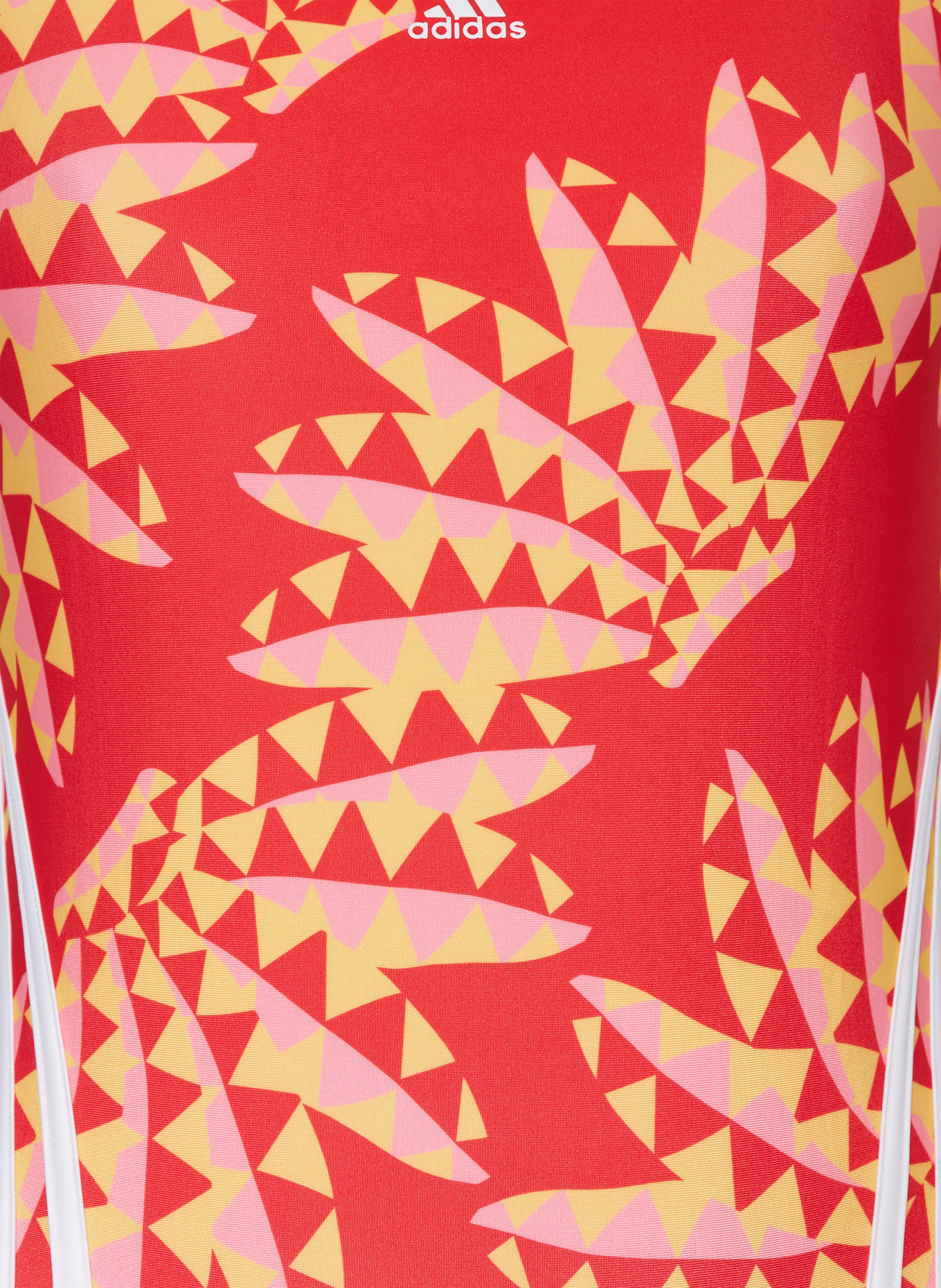 adidas Swimsuit FARM RIO 3-STREIFEN CLX, Color: RED/ YELLOW/ PINK (Image 4)