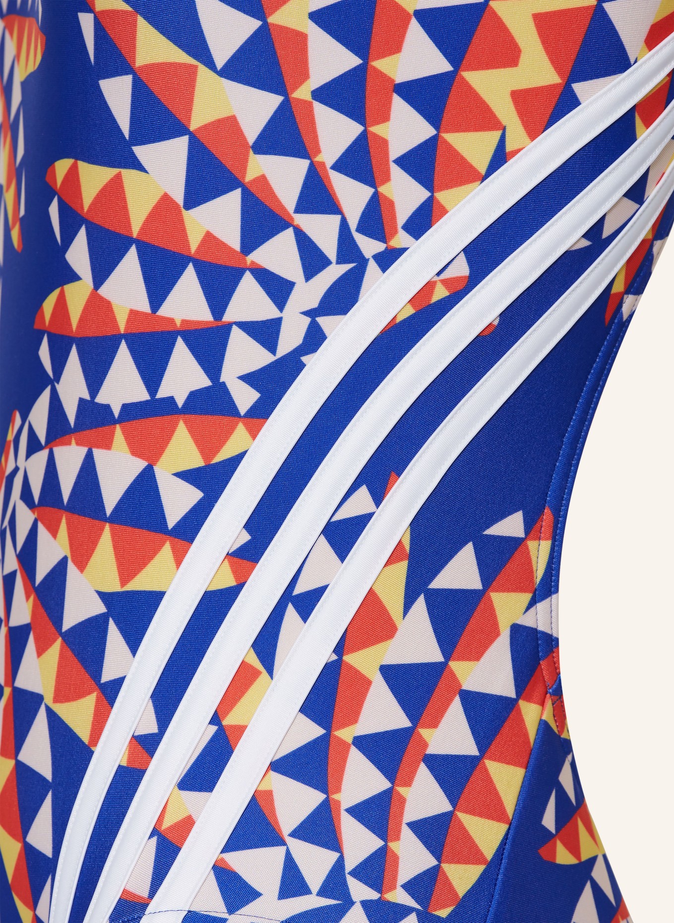 adidas Swimsuit FARM RIO 3-STREIFEN CLX, Color: BLACK/ RED/ YELLOW (Image 4)