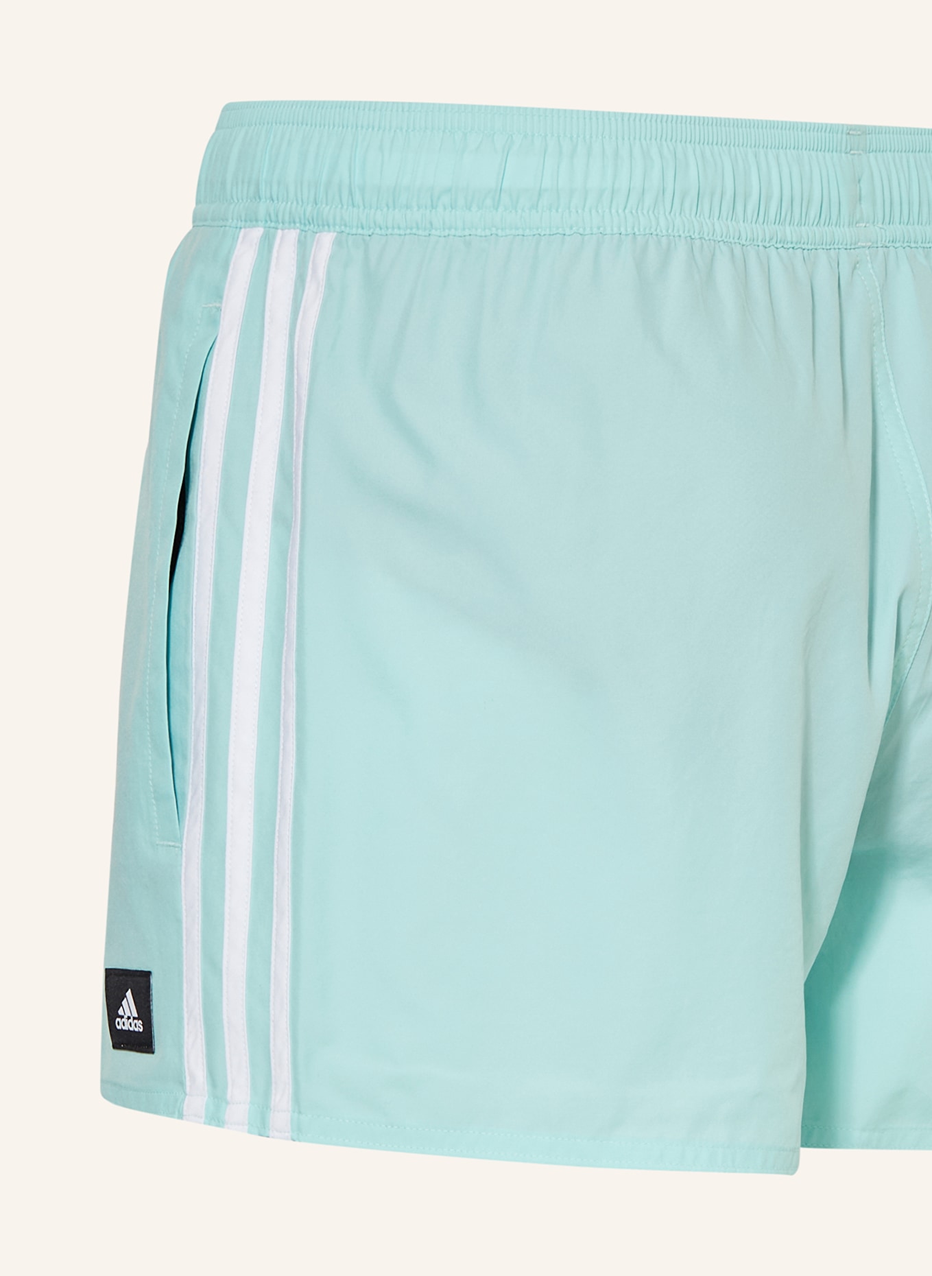 adidas Swim shorts 3-STRIPES CLX, Color: MINT/ WHITE (Image 3)