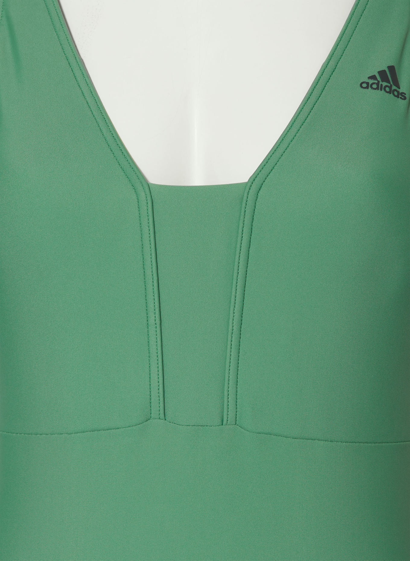 adidas Swimsuit ICONSEA 3-STRIPES, Color: GREEN (Image 4)