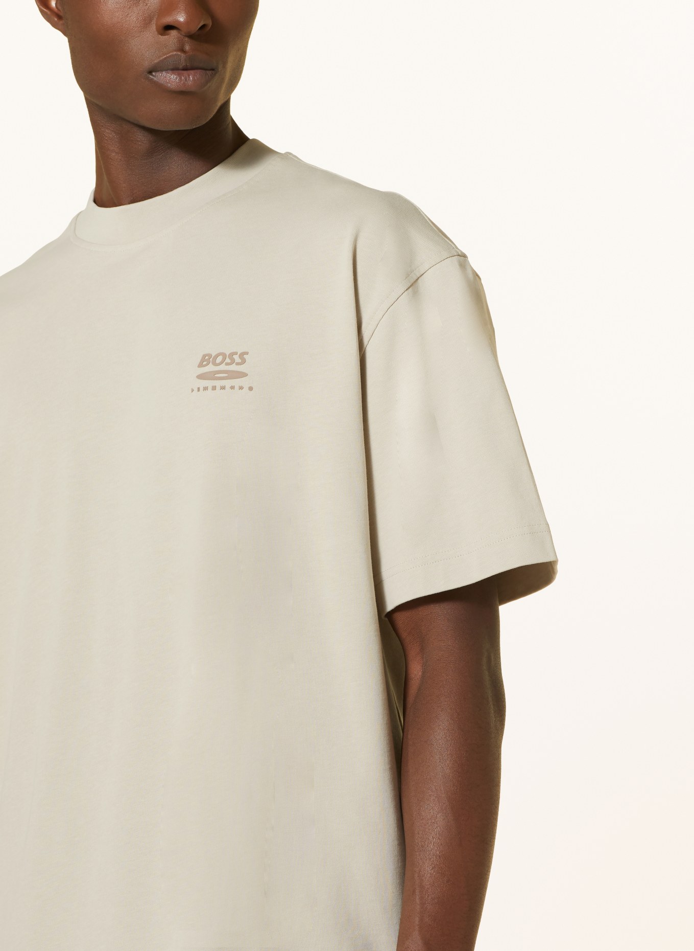 BOSS T-Shirt TEOVER, Farbe: BEIGE (Bild 4)