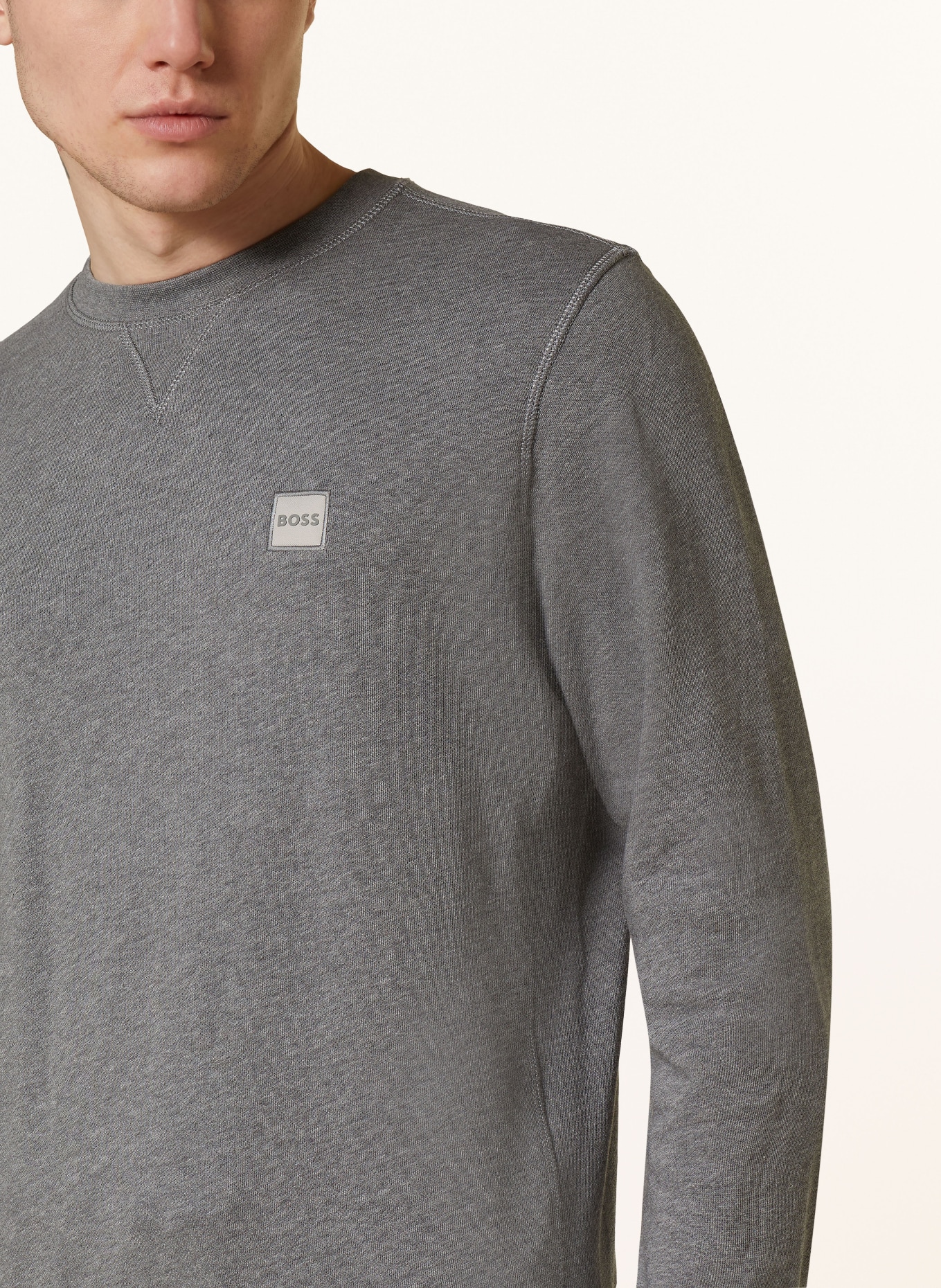 BOSS Sweatshirt WESTART, Color: GRAY (Image 4)