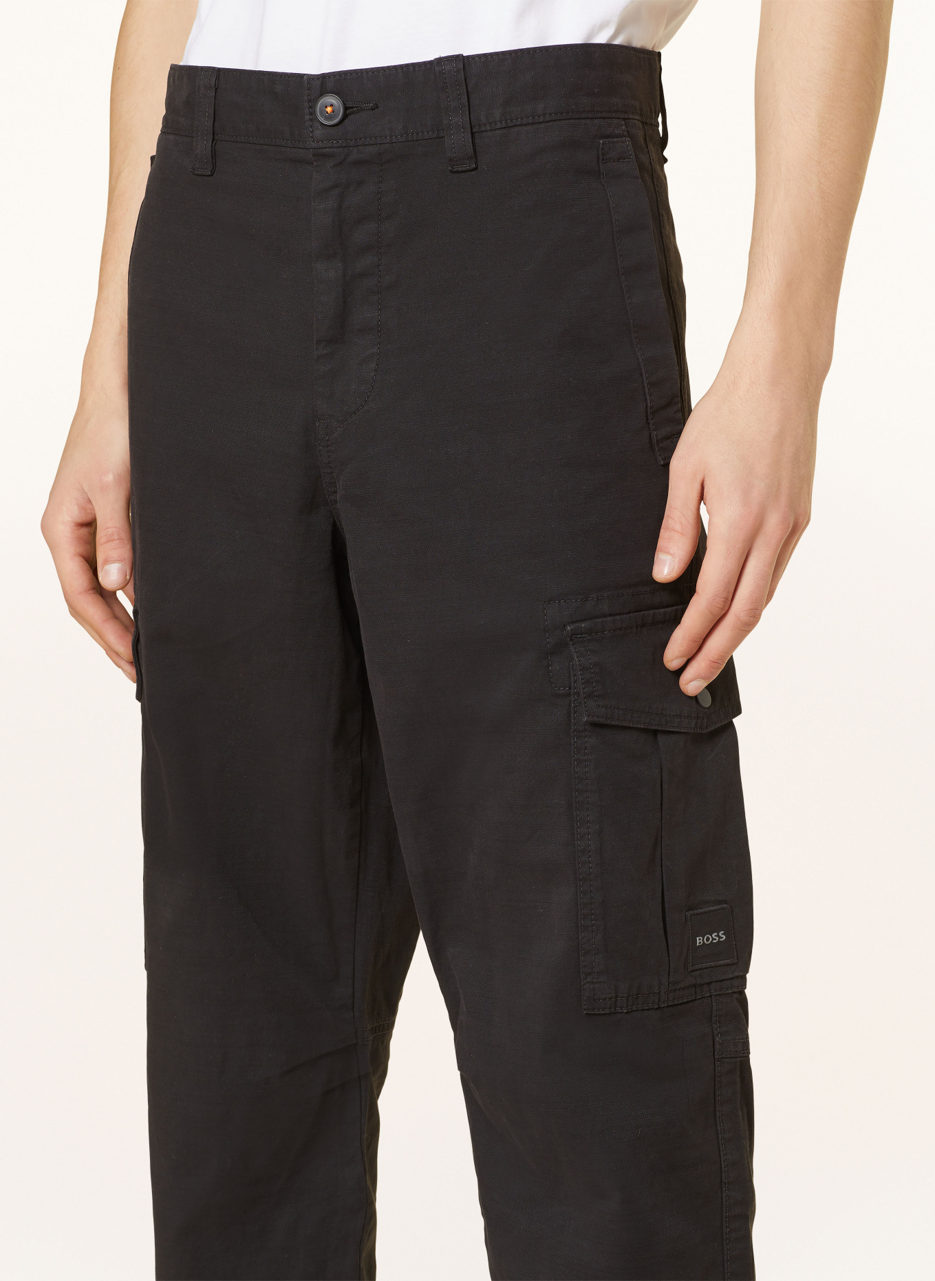 BOSS Cargo pants SISLA, Color: BLACK (Image 5)