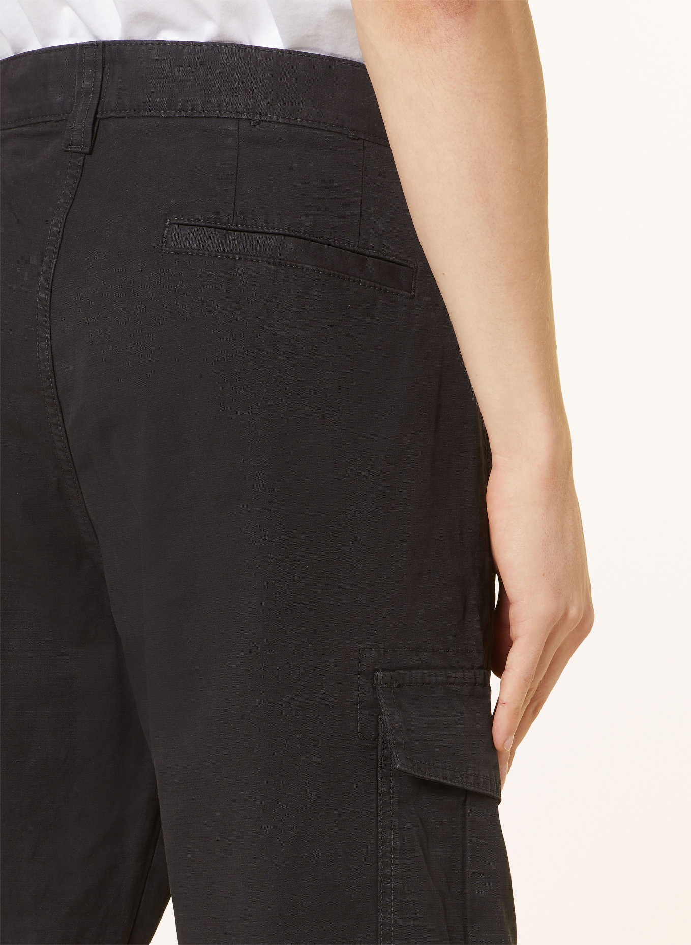 BOSS Cargo pants SISLA, Color: BLACK (Image 6)