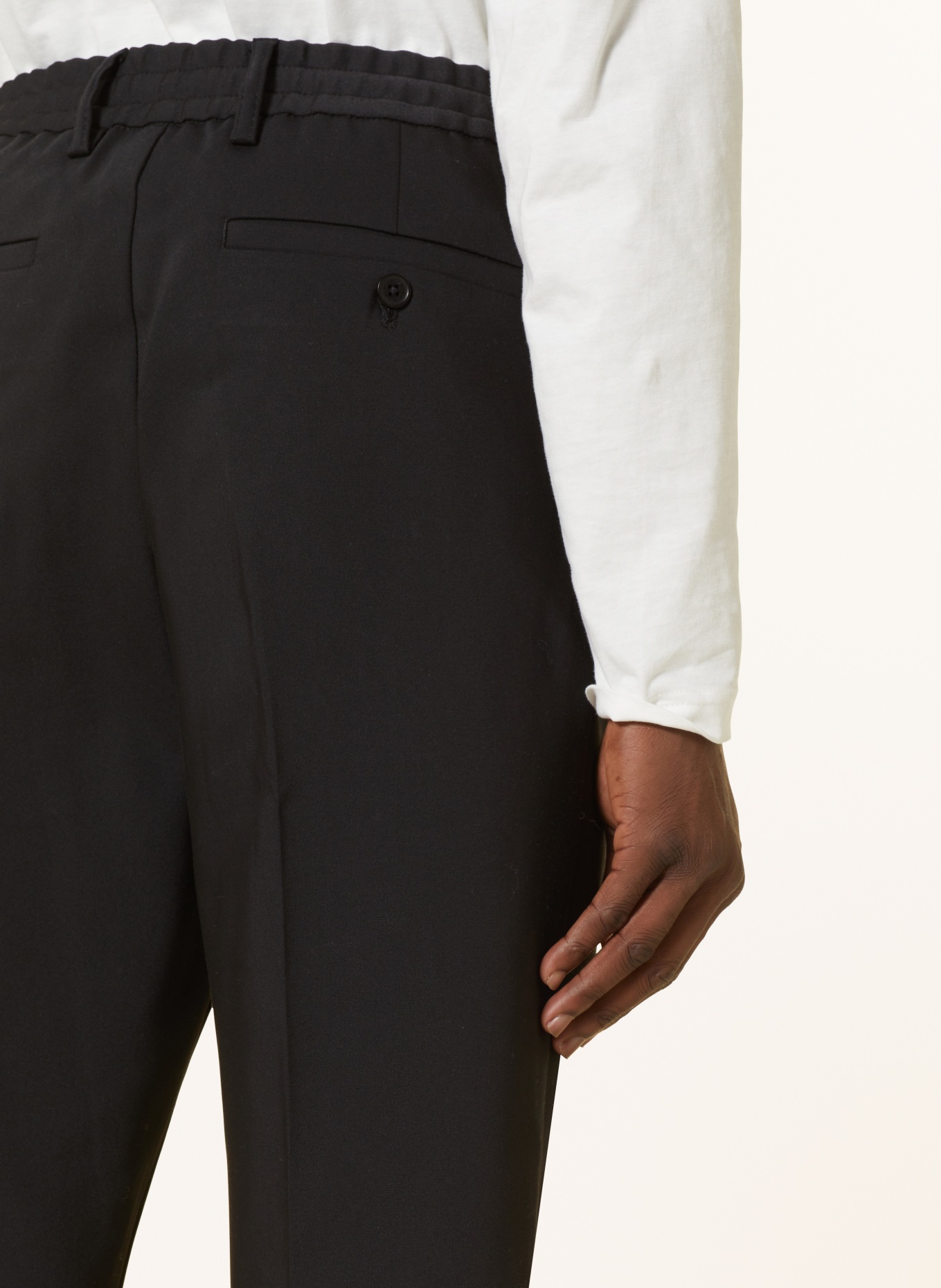 NN.07 Trousers BILLIE regular fit, Color: BLACK (Image 6)