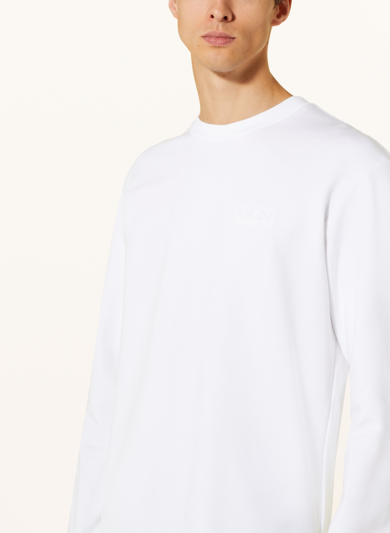 NN.07 Long sleeve shirt NAT, Color: WHITE (Image 4)