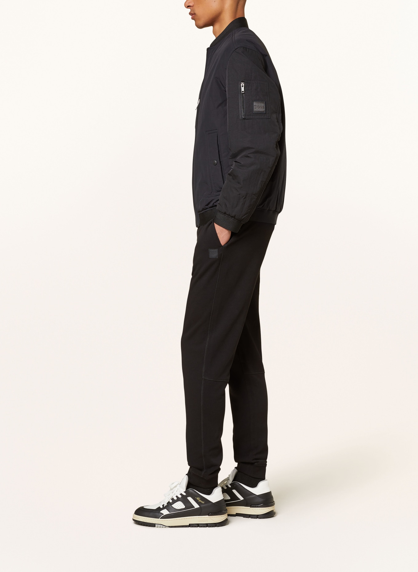 BOSS Sweatpants SESTART, Color: BLACK (Image 4)