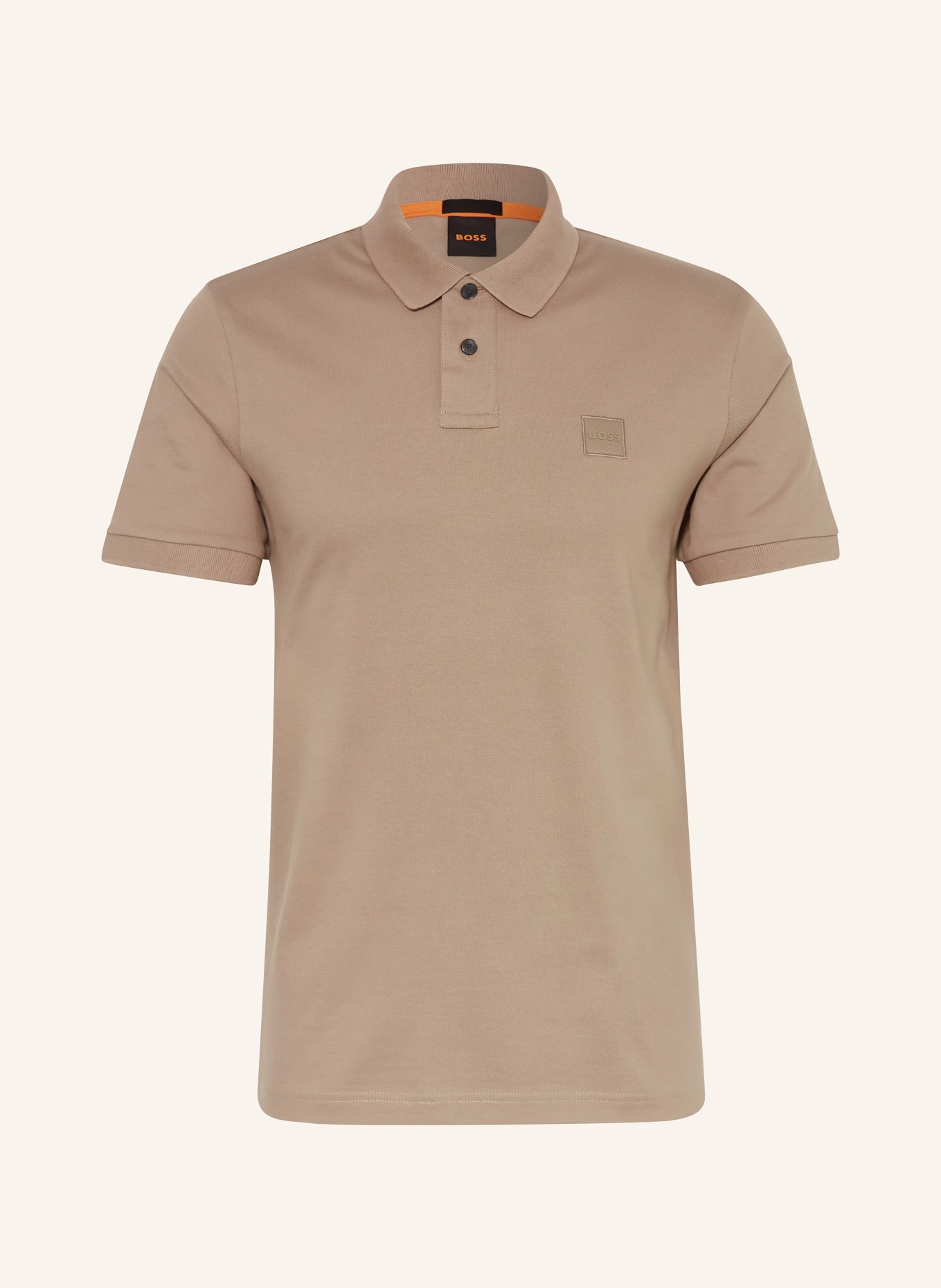 BOSS Piqué-Poloshirt PASSENGER Slim Fit, Farbe: HELLBRAUN (Bild 1)
