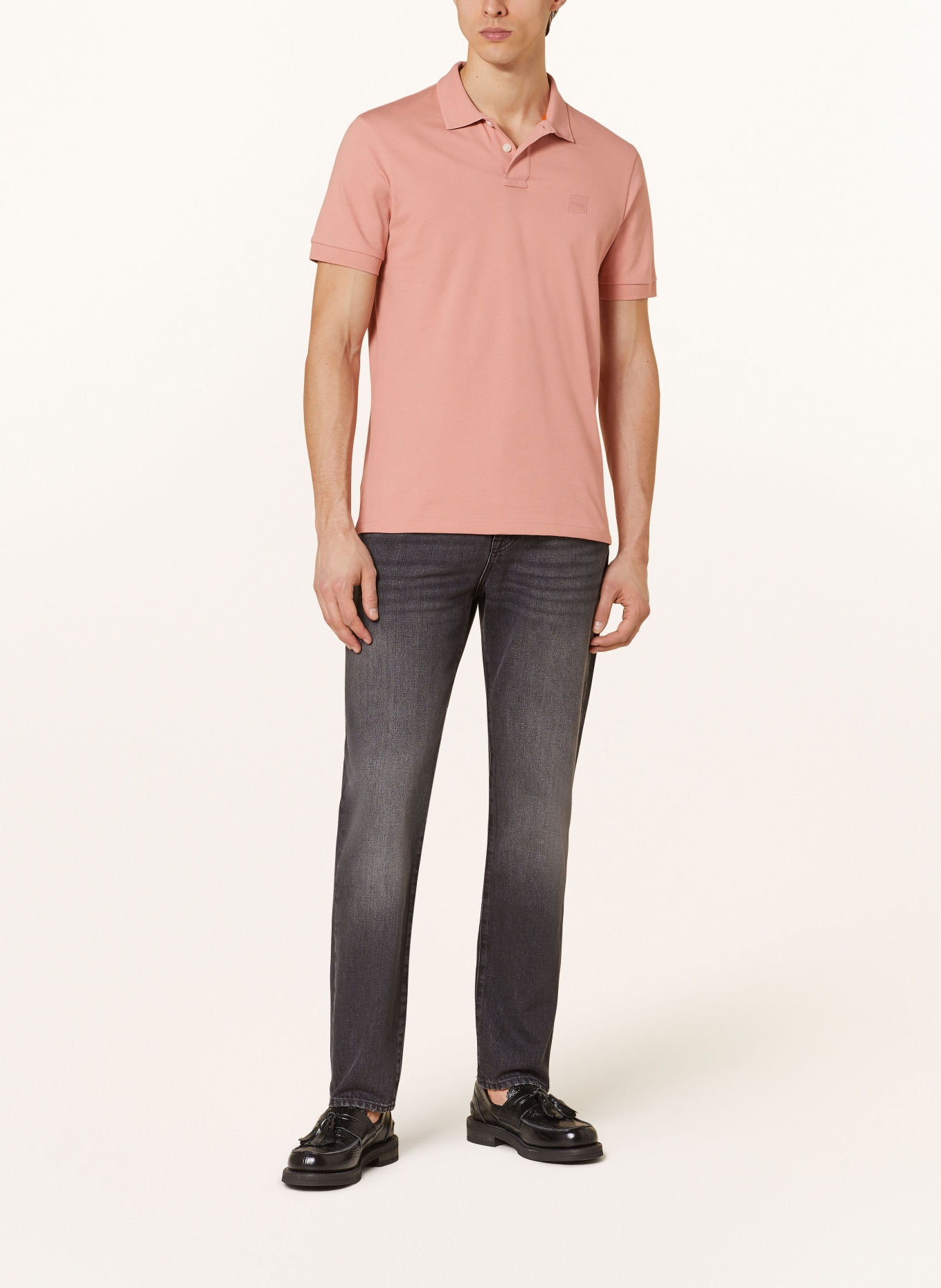BOSS Piqué-Poloshirt PASSENGER Slim Fit, Farbe: HELLROSA (Bild 2)