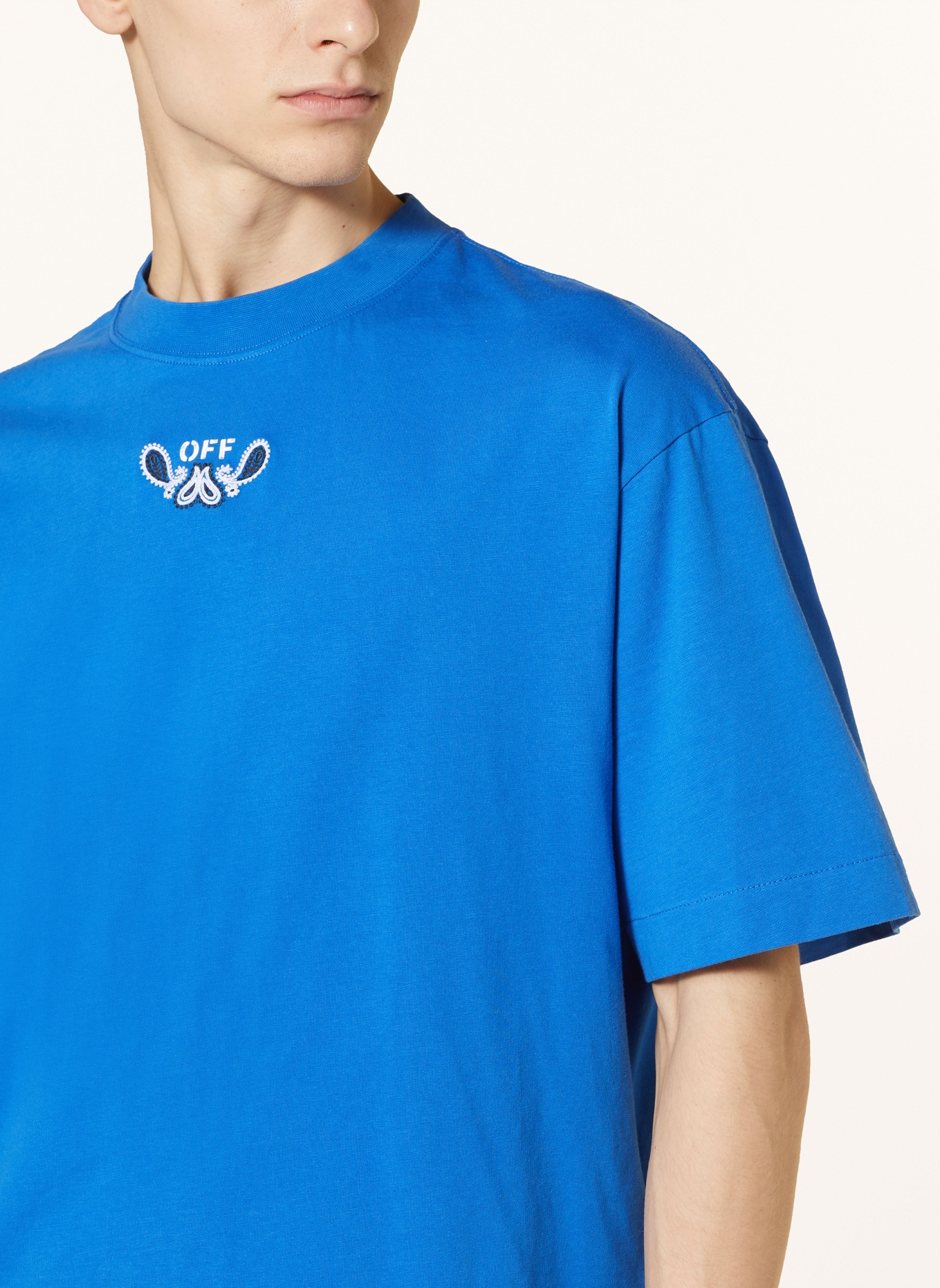 Off-White T-shirt, Color: BLUE (Image 4)