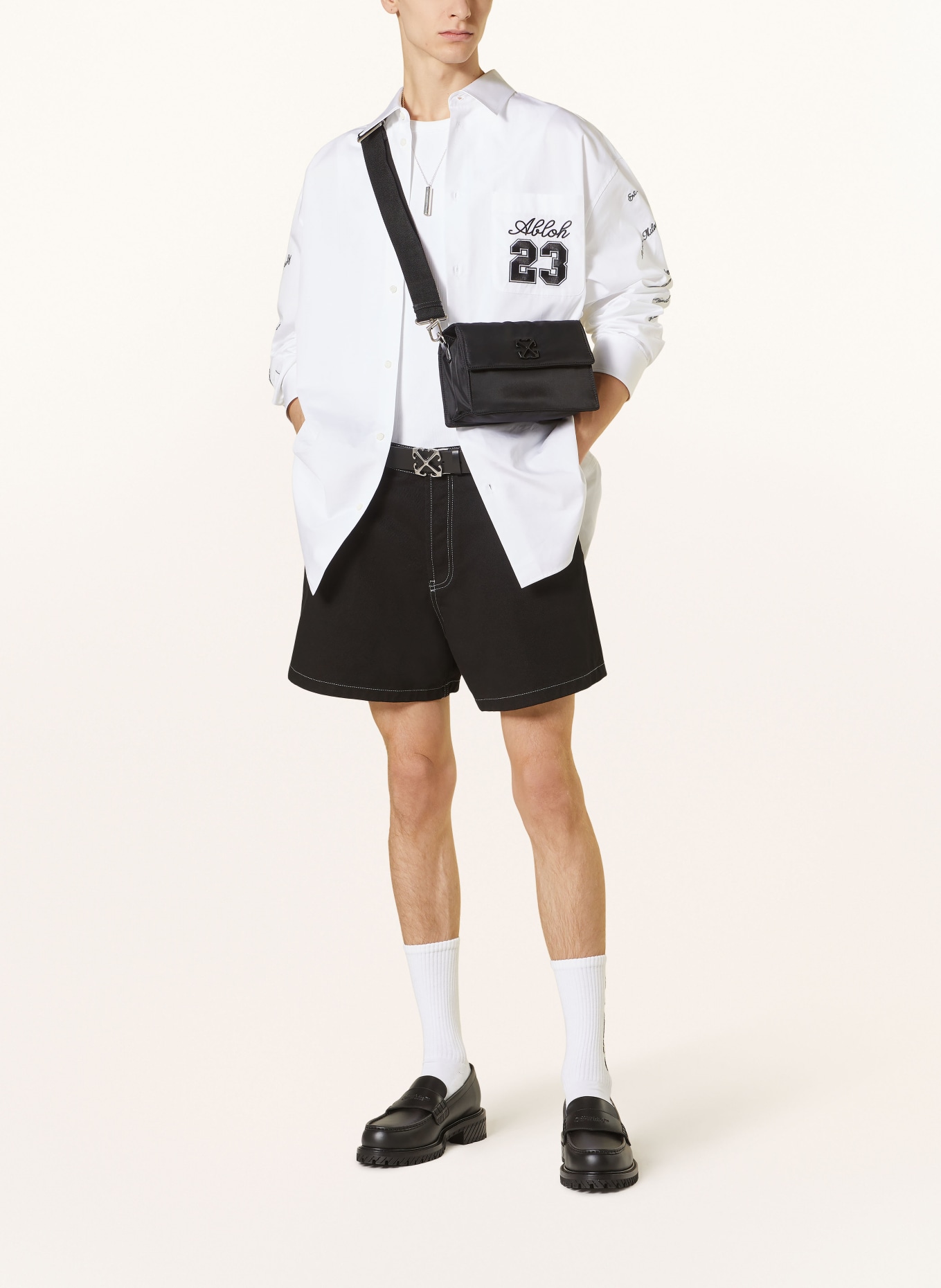 Off-White Shorts, Color: BLACK (Image 2)