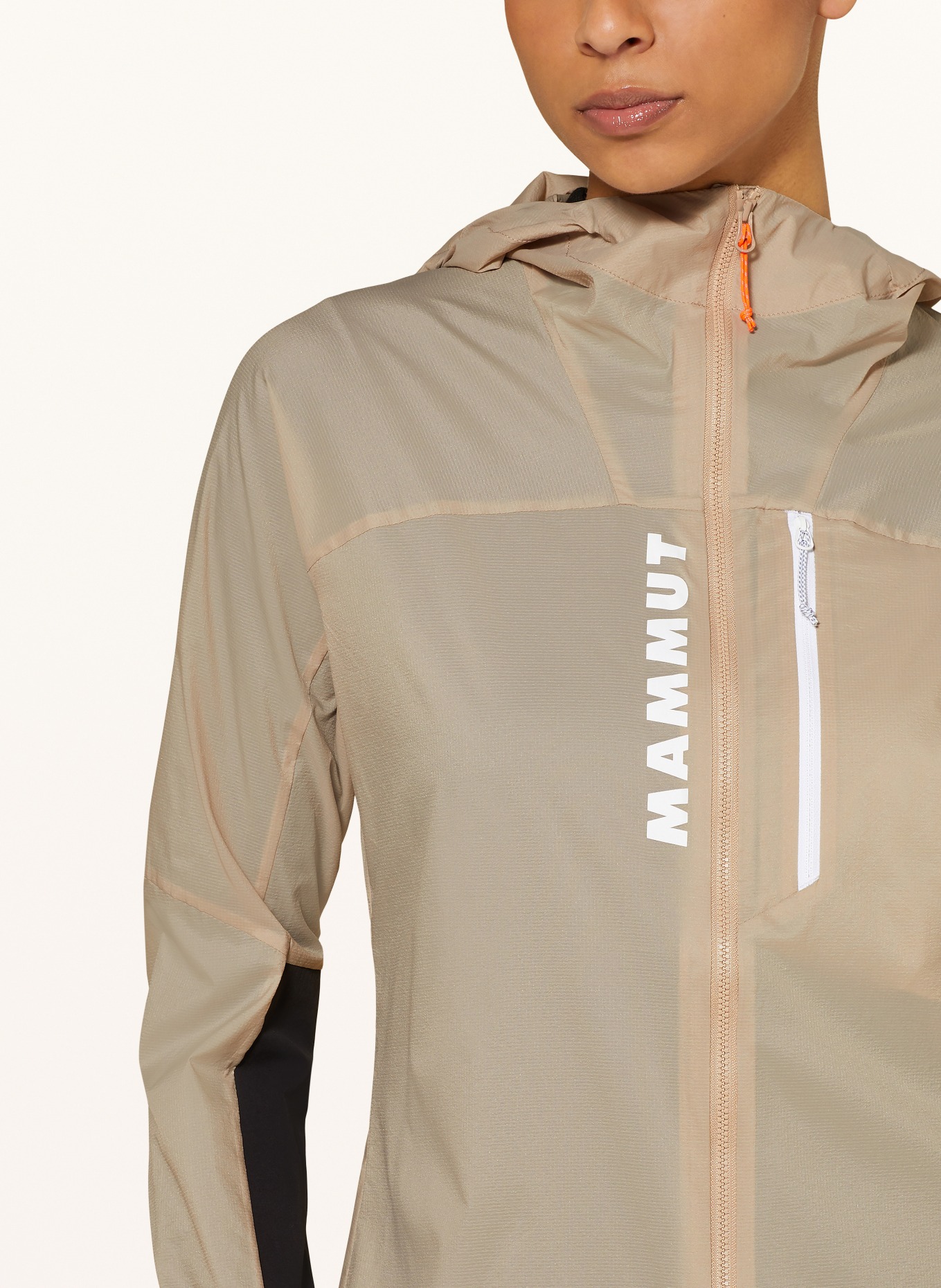 MAMMUT Outdoor jacket AENERGY, Color: BEIGE/ BLACK/ WHITE (Image 5)