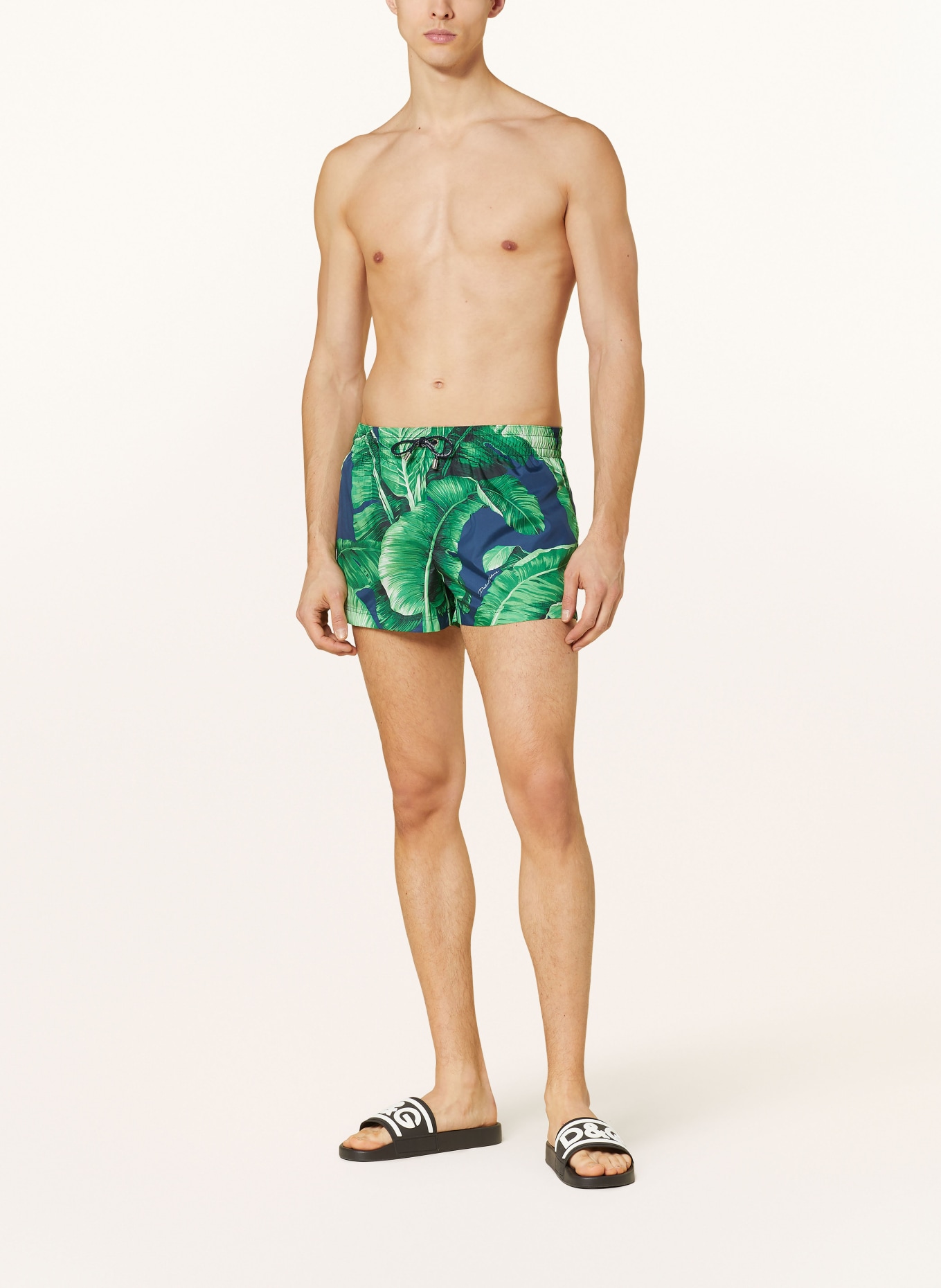 DOLCE & GABBANA Swim shorts, Color: GREEN/ DARK BLUE (Image 2)