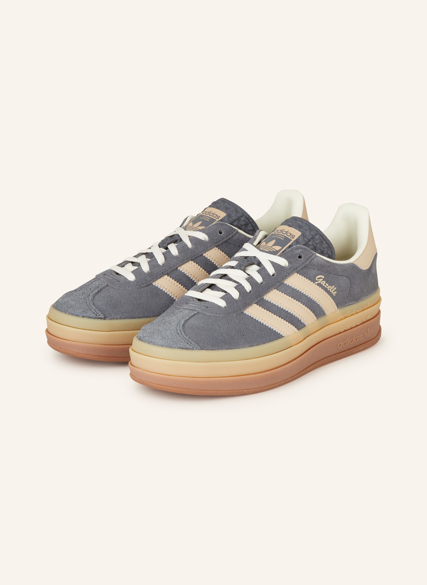 adidas Originals Sneakers GAZELLE BOLD, Color: GRAY/ BEIGE (Image 1)