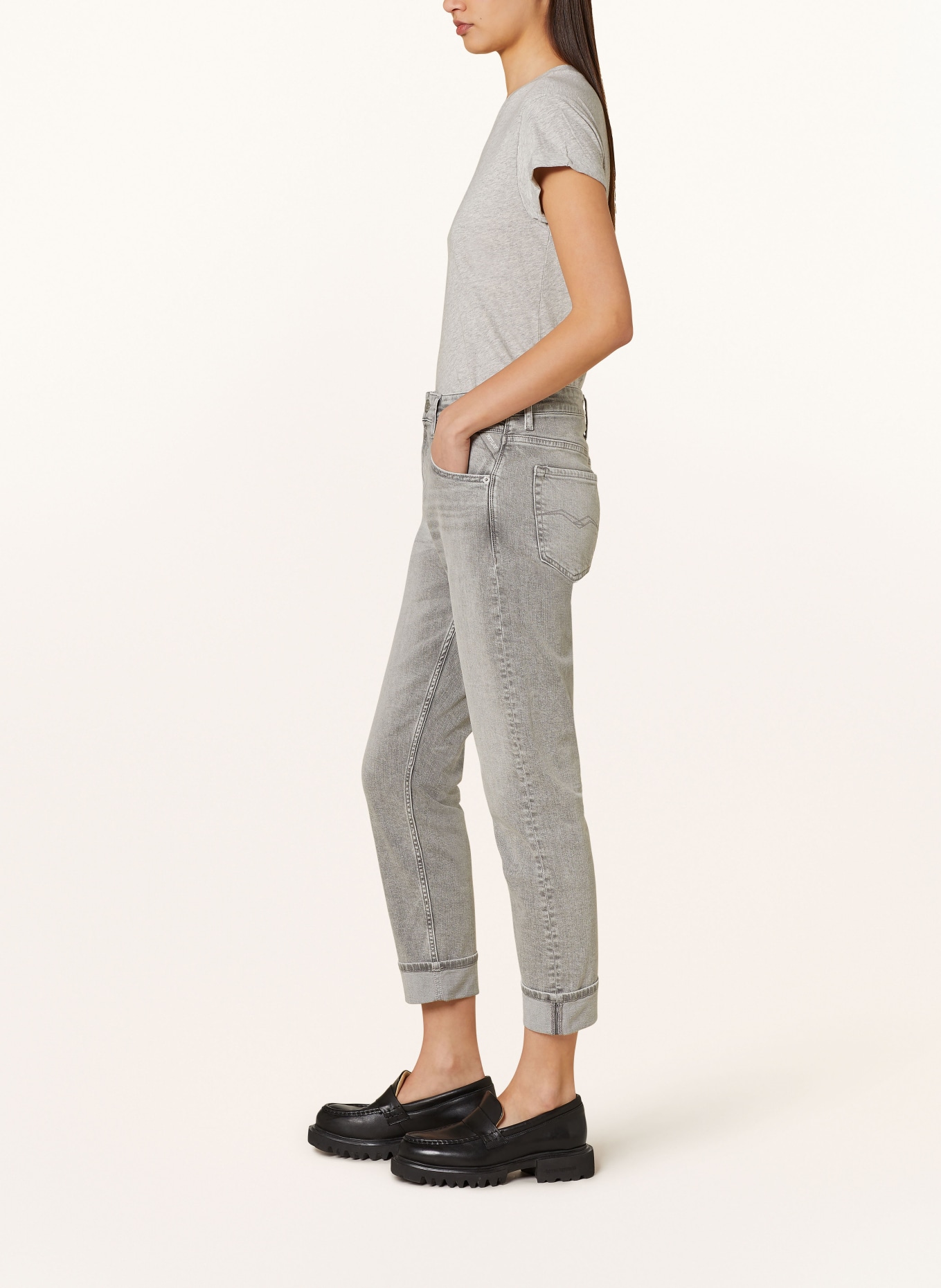 REPLAY Boyfriend jeans MAARTY, Color: LIGHT GRAY (Image 4)