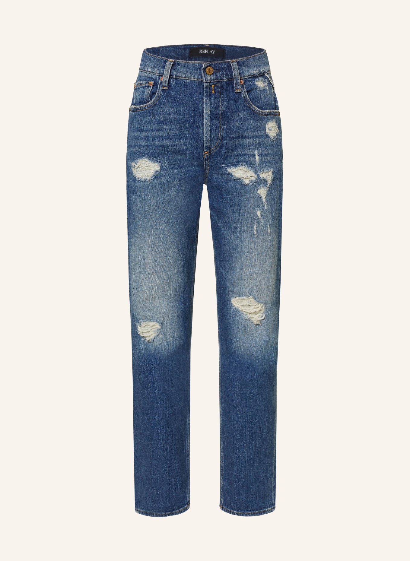 REPLAY Boyfriend jeans MAJKEN, Color: 009 MEDIUM BLUE (Image 1)
