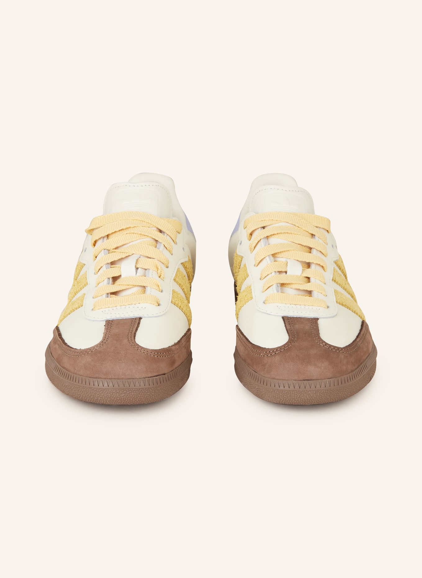 adidas Originals Sneaker SAMBA OG, Farbe: ECRU/ DUNKELGELB/ DUNKELBRAUN (Bild 3)