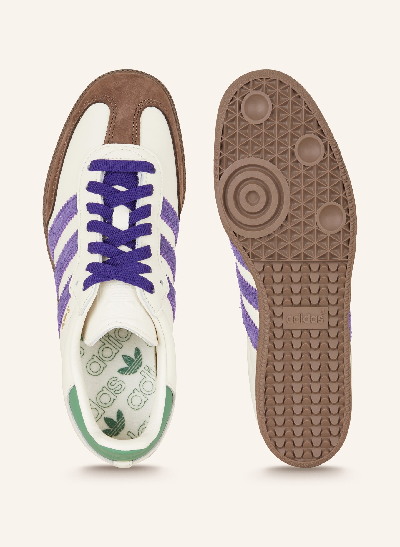 adidas Originals Sneakersy SAMBA, Kolor: ECRU/ LILA/ ZIELONY (Obrazek 5)