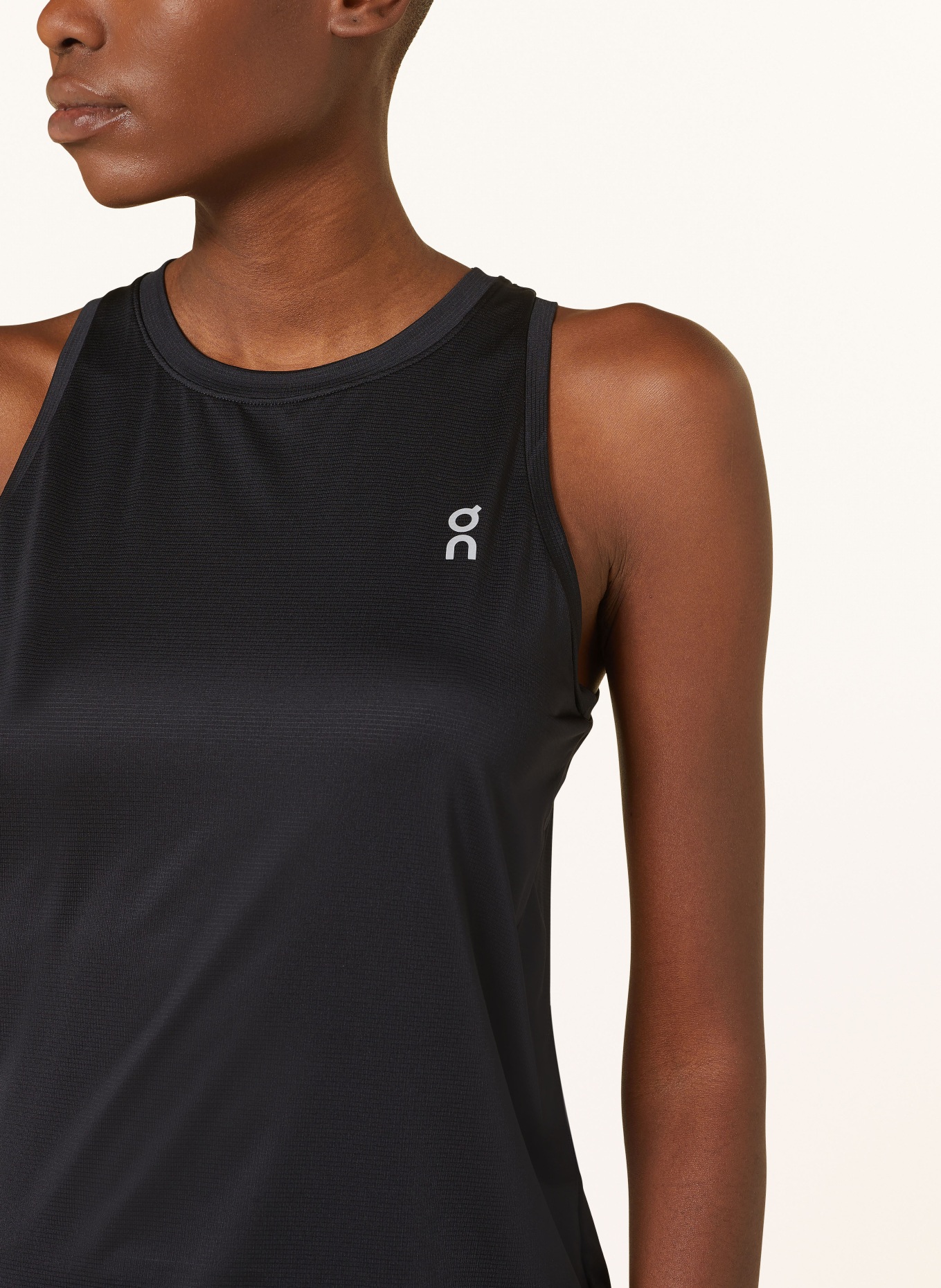On Tank top CORE in mesh, Color: BLACK (Image 4)