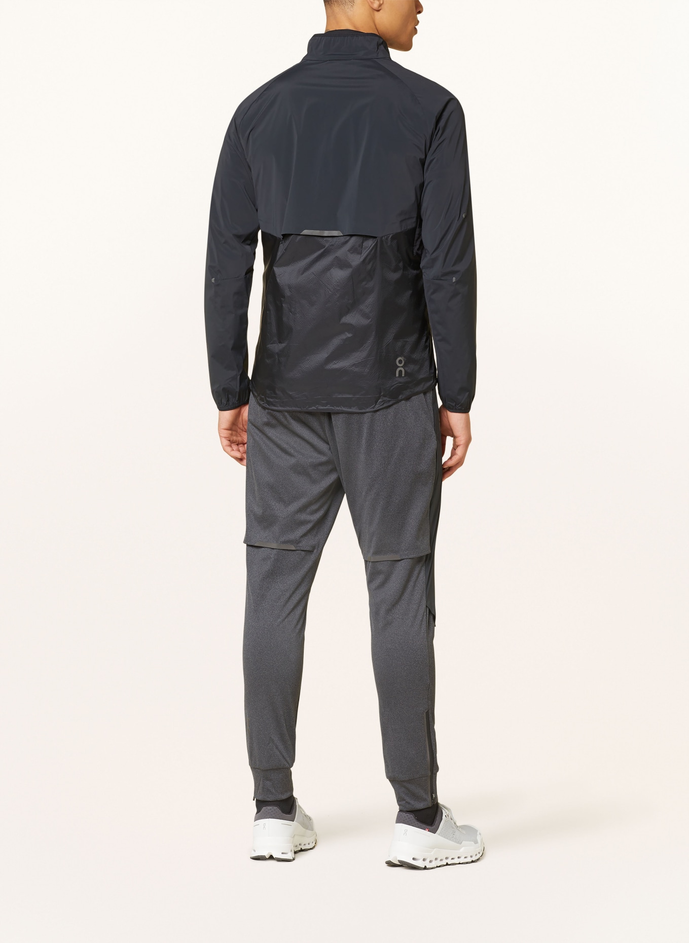 On Running pants WEATHER, Color: BLACK/ GRAY (Image 3)
